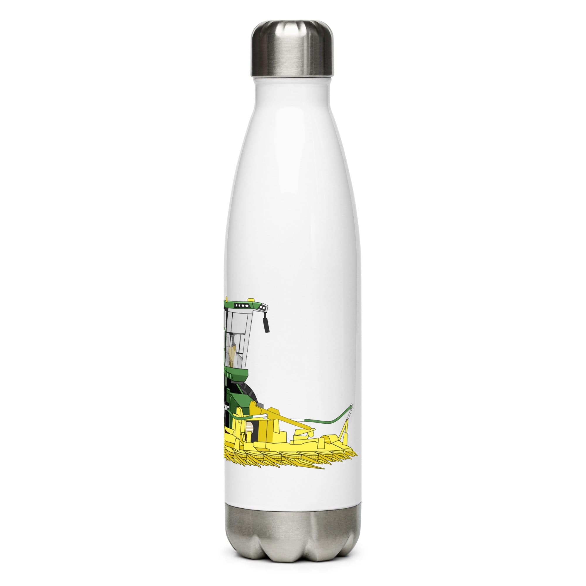 The Tractors Mugs Store John Deere 8500i Forage Harvester Stainless steel water bottle Quality Farmers Merch