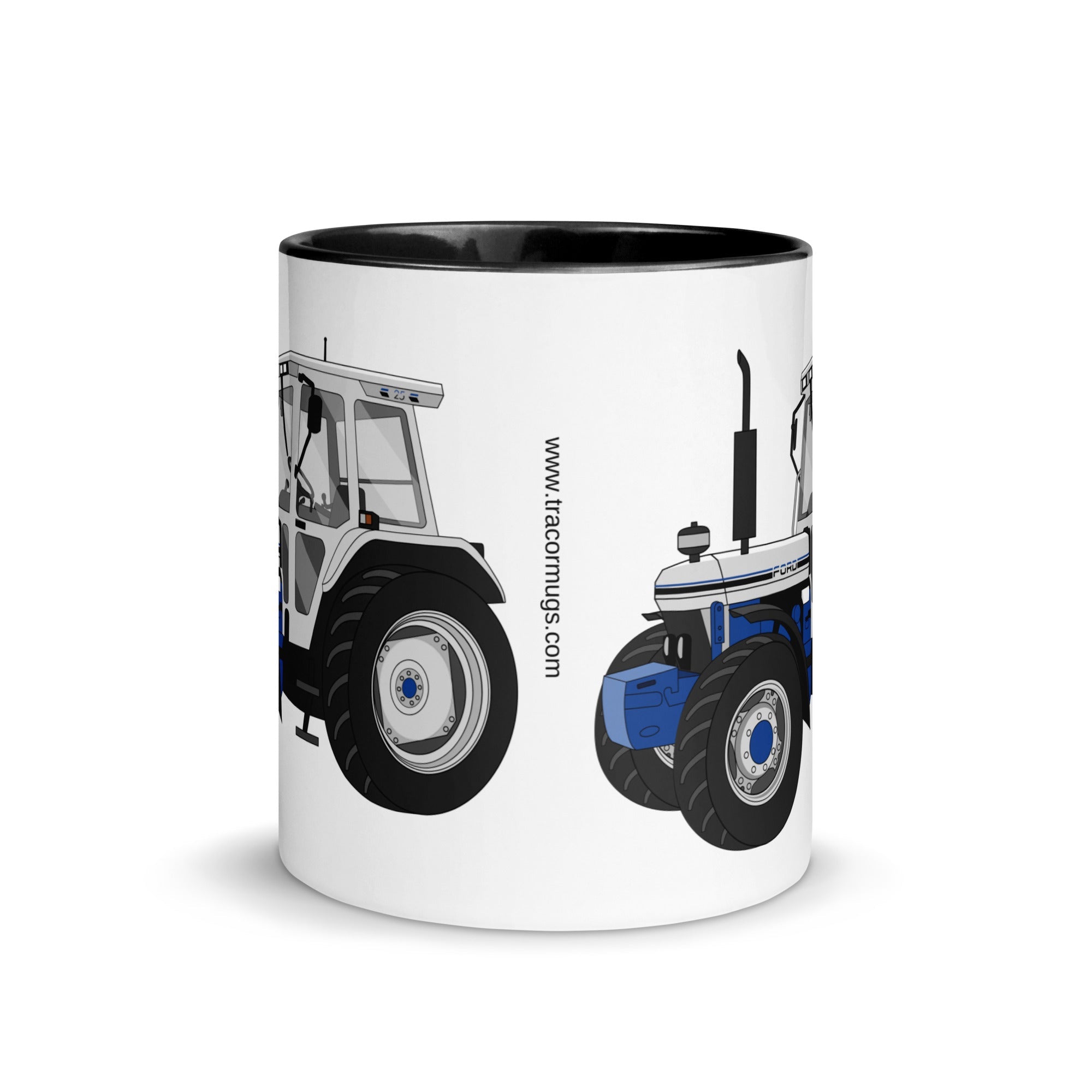 The Tractors Mugs Store Ford 7810 Jubilee Edition SilverTractor Mug with Color Inside Quality Farmers Merch