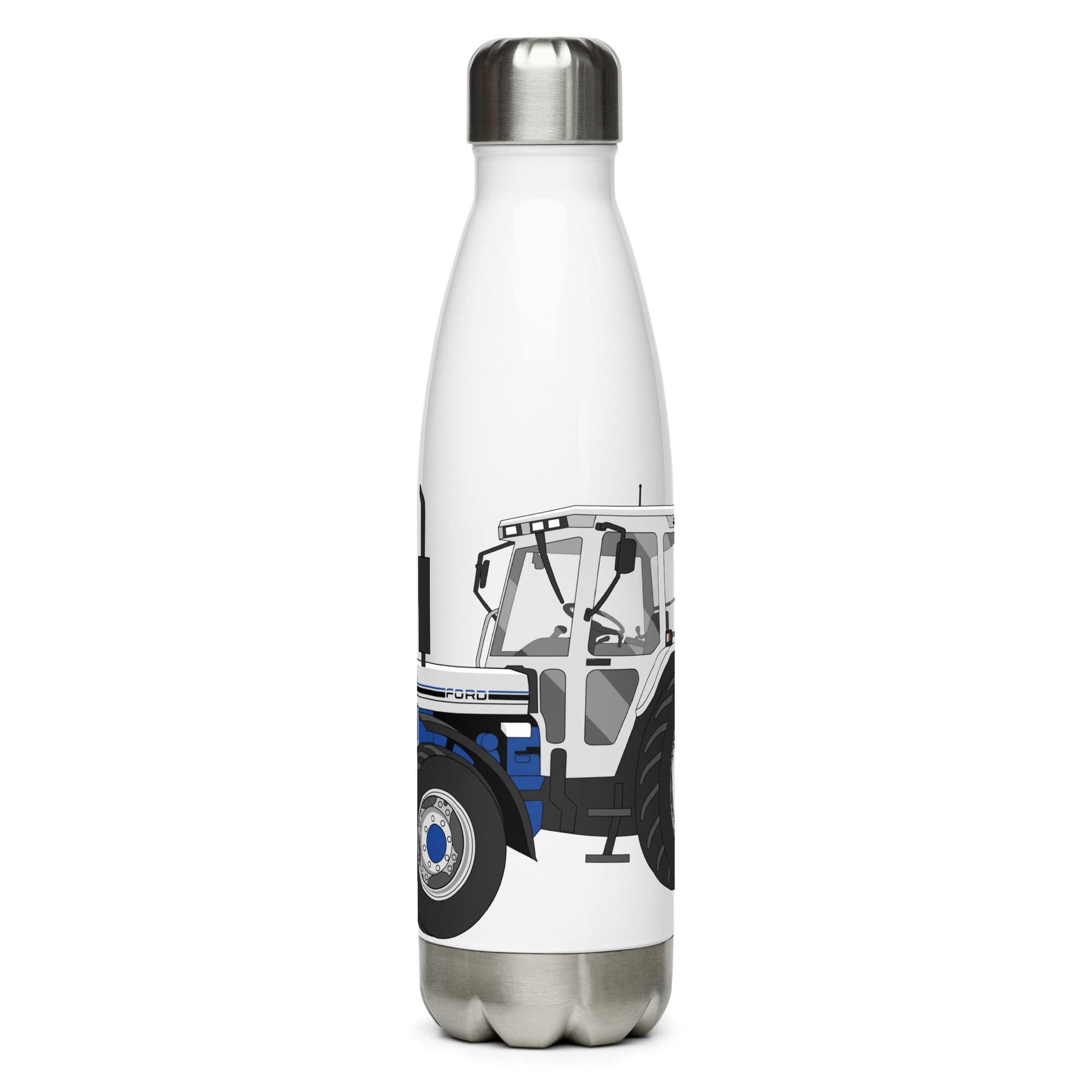 The Tractors Mugs Store Ford 7810 Jubilee Edition SilverTractor Stainless steel water bottle Quality Farmers Merch