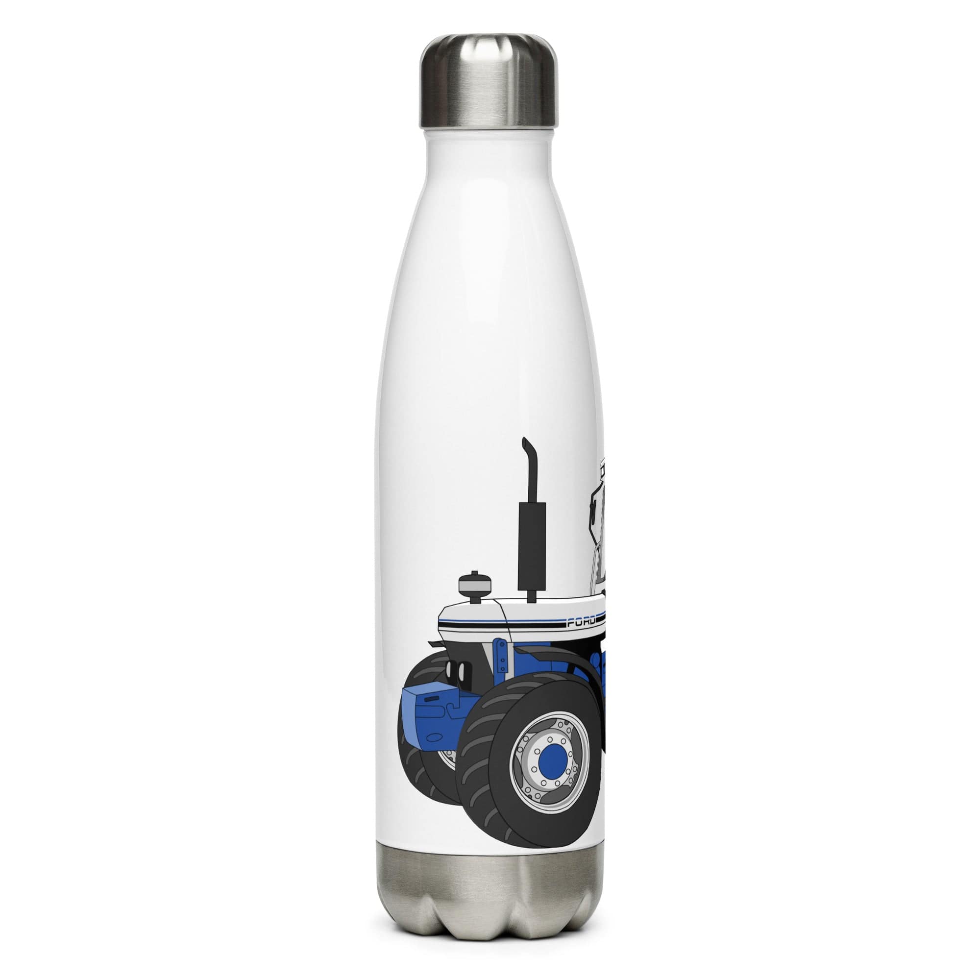 The Tractors Mugs Store Ford 7810 Jubilee Edition SilverTractor Stainless steel water bottle Quality Farmers Merch