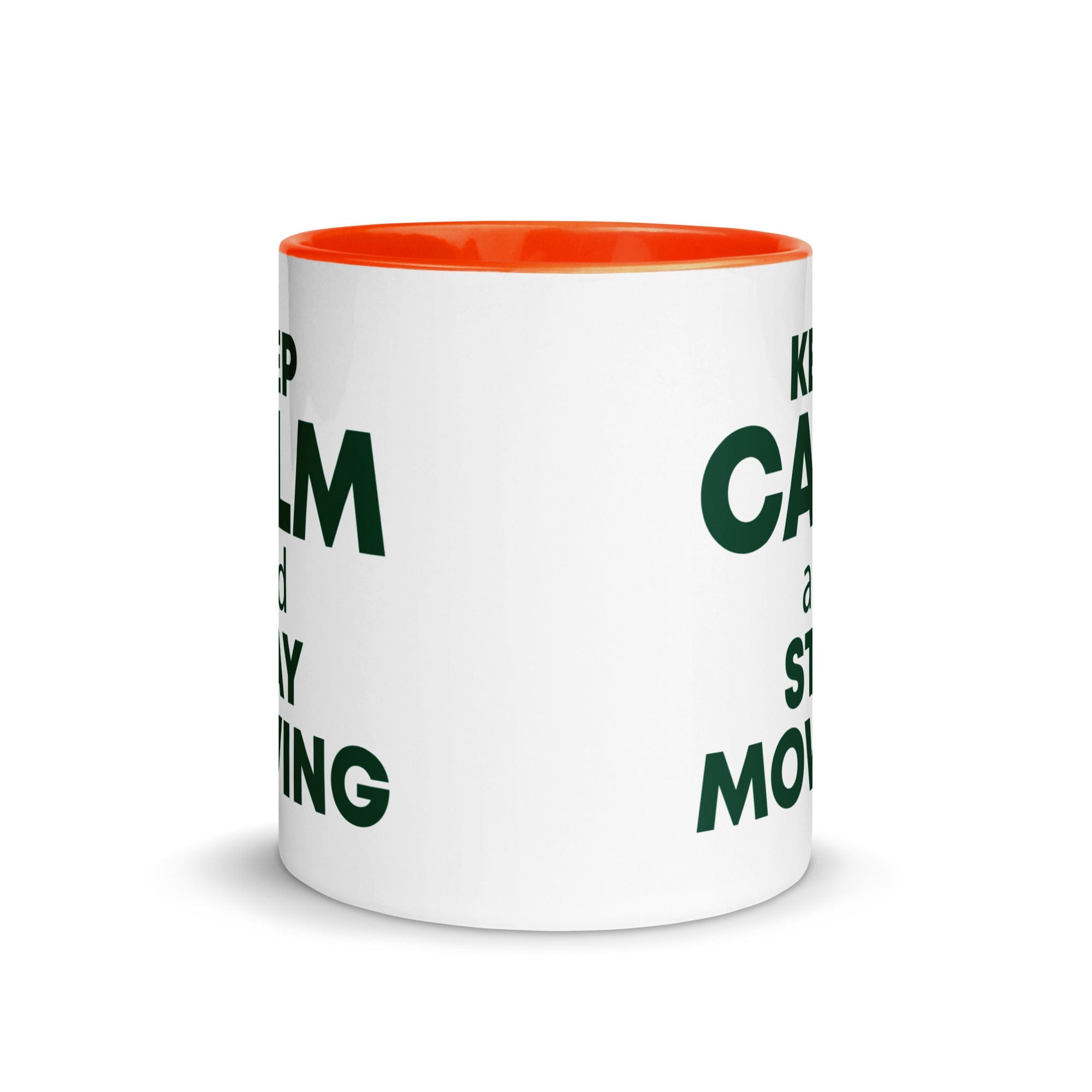 The Tractors Mugs Store KEEP CALM and STAY MOWING Mug with Color Inside Quality Farmers Merch