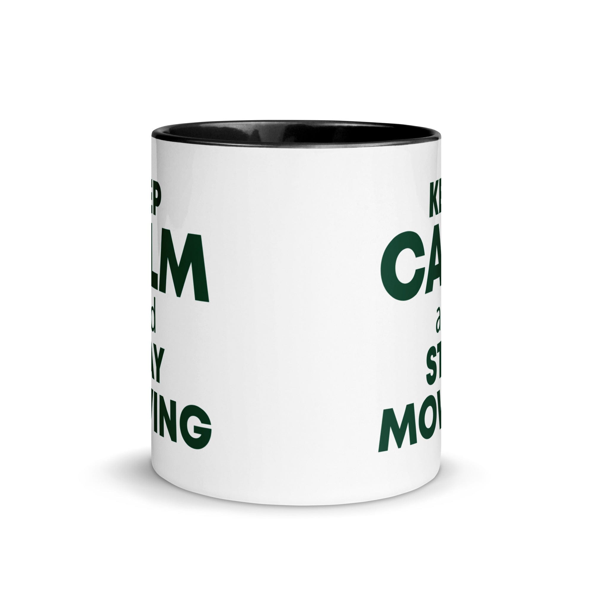The Tractors Mugs Store KEEP CALM and STAY MOWING Mug with Color Inside Quality Farmers Merch