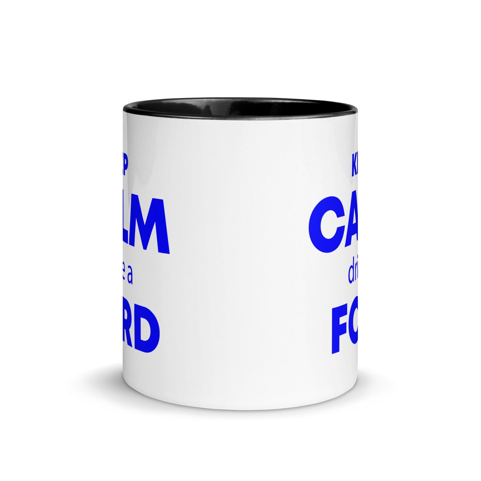The Tractors Mugs Store KEEP CALM drive a FORD Mug with Color Inside Quality Farmers Merch
