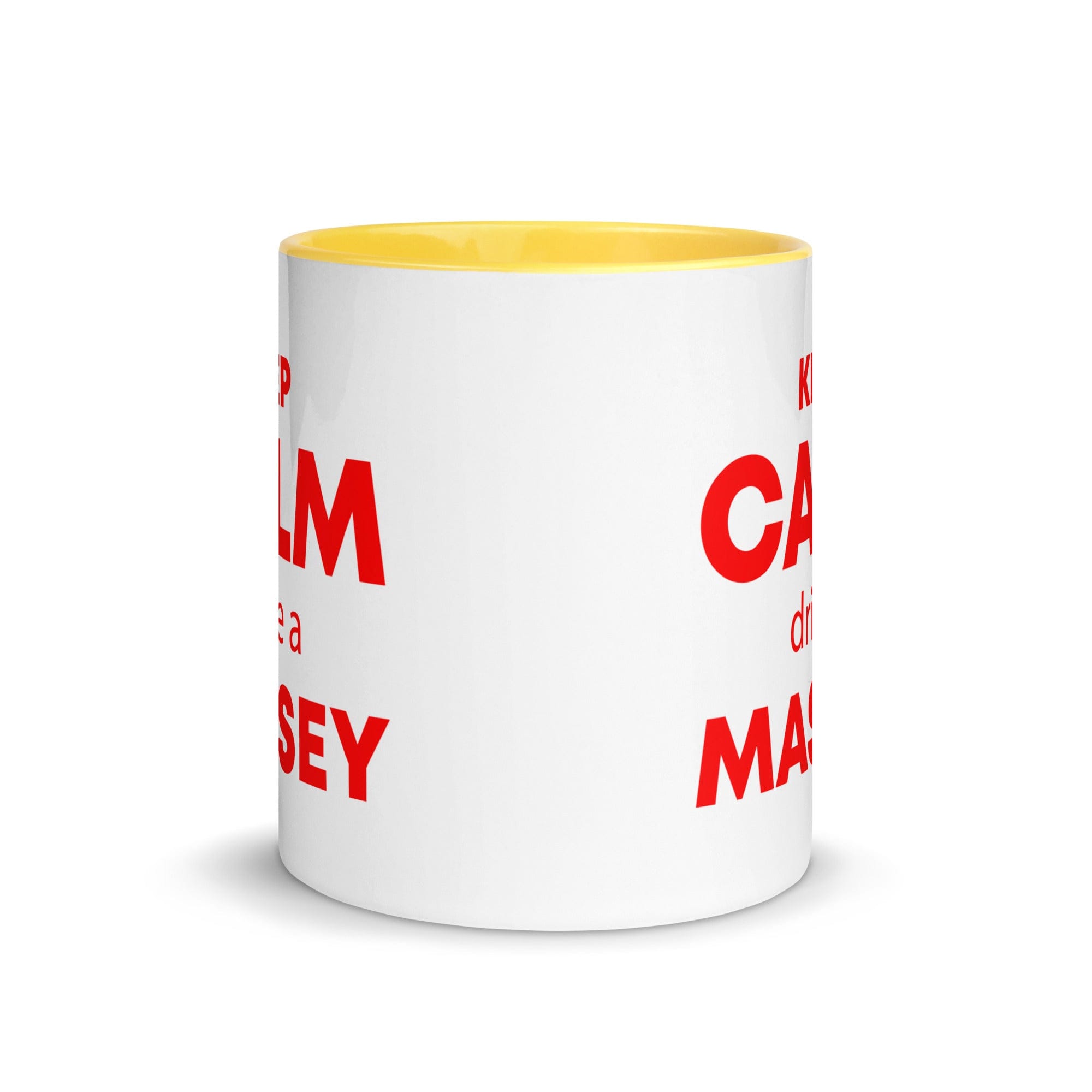 The Tractors Mugs Store KEEP CALM drive a MASSEY Mug with Color Inside Quality Farmers Merch
