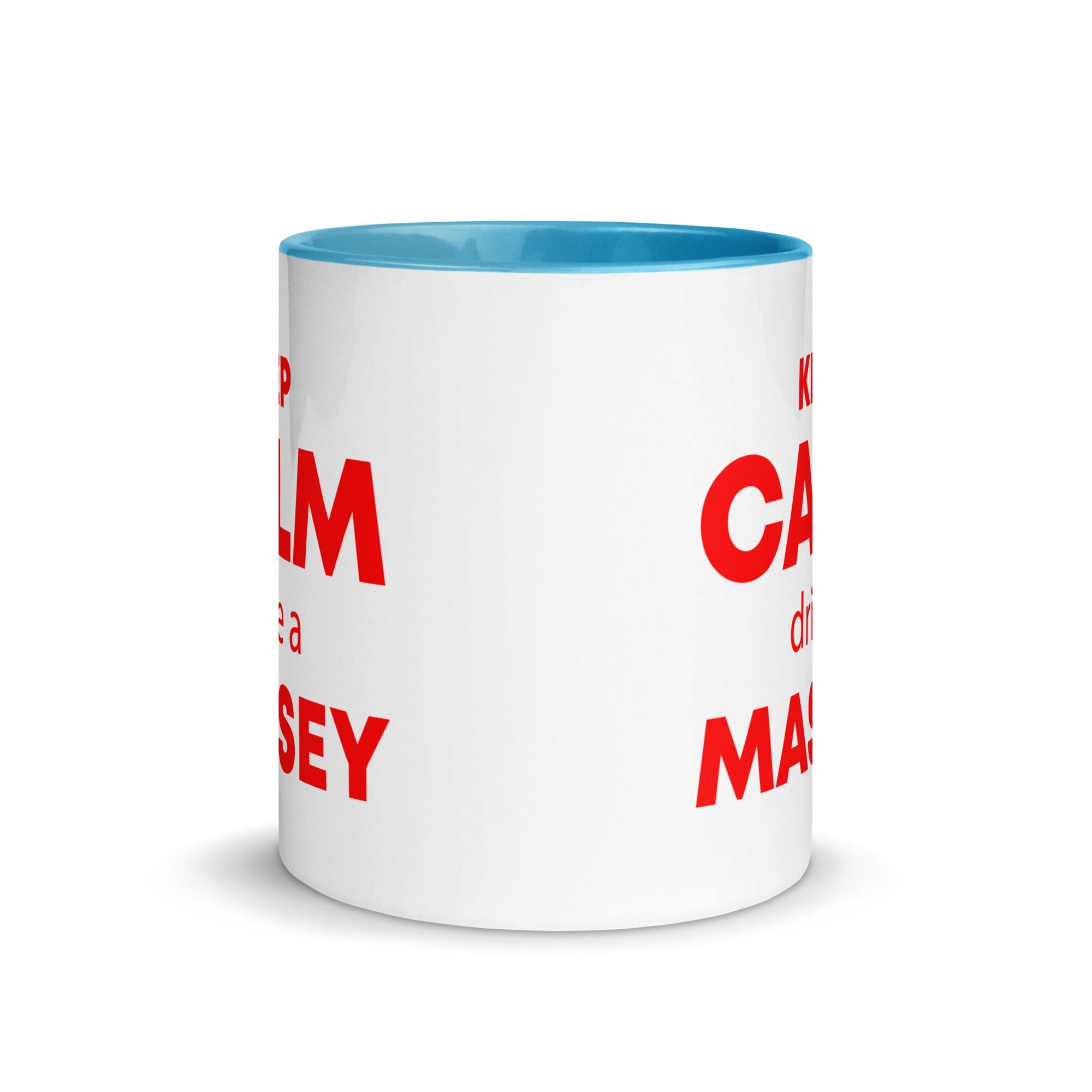 The Tractors Mugs Store KEEP CALM drive a MASSEY Mug with Color Inside Quality Farmers Merch