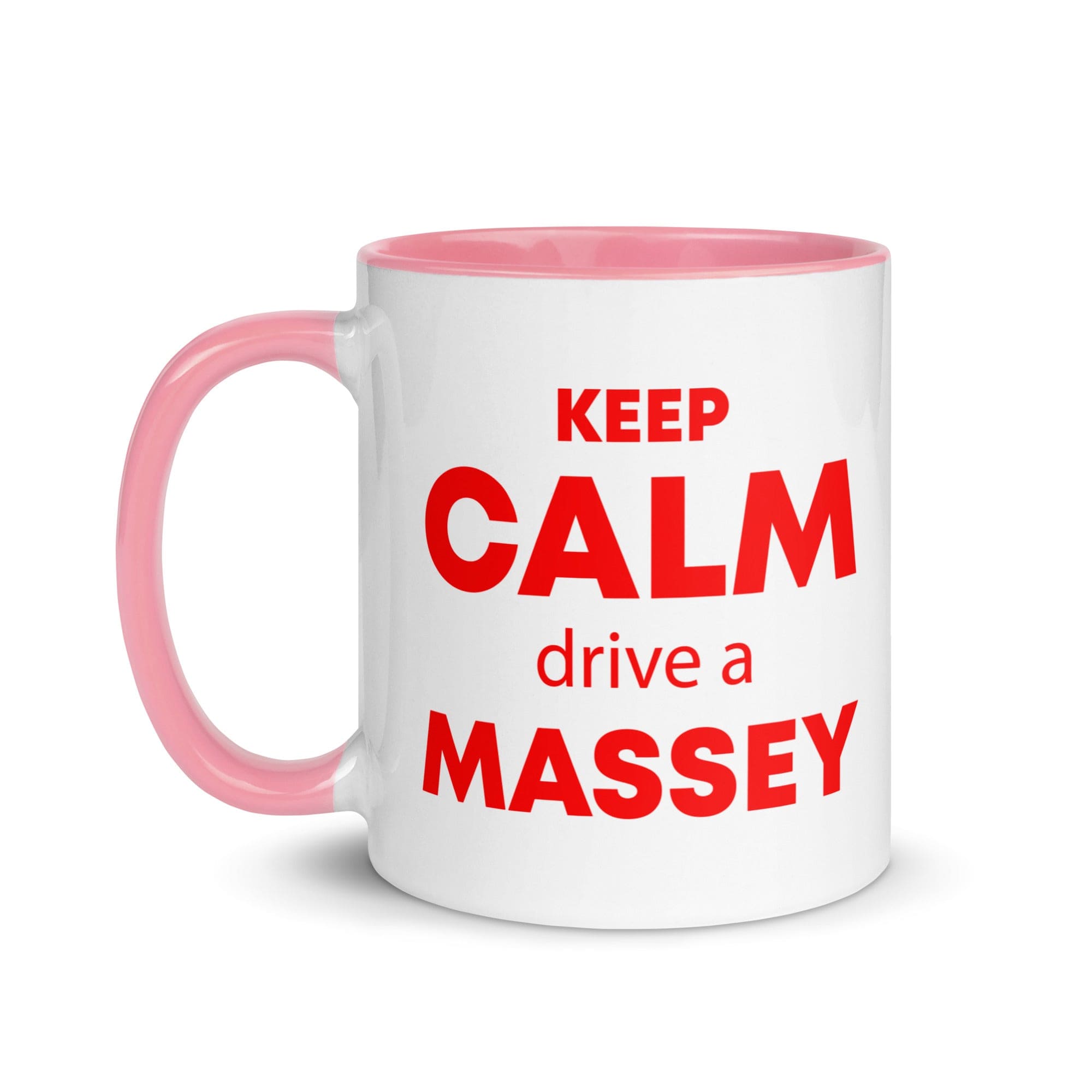 The Tractors Mugs Store KEEP CALM drive a MASSEY Mug with Color Inside Quality Farmers Merch