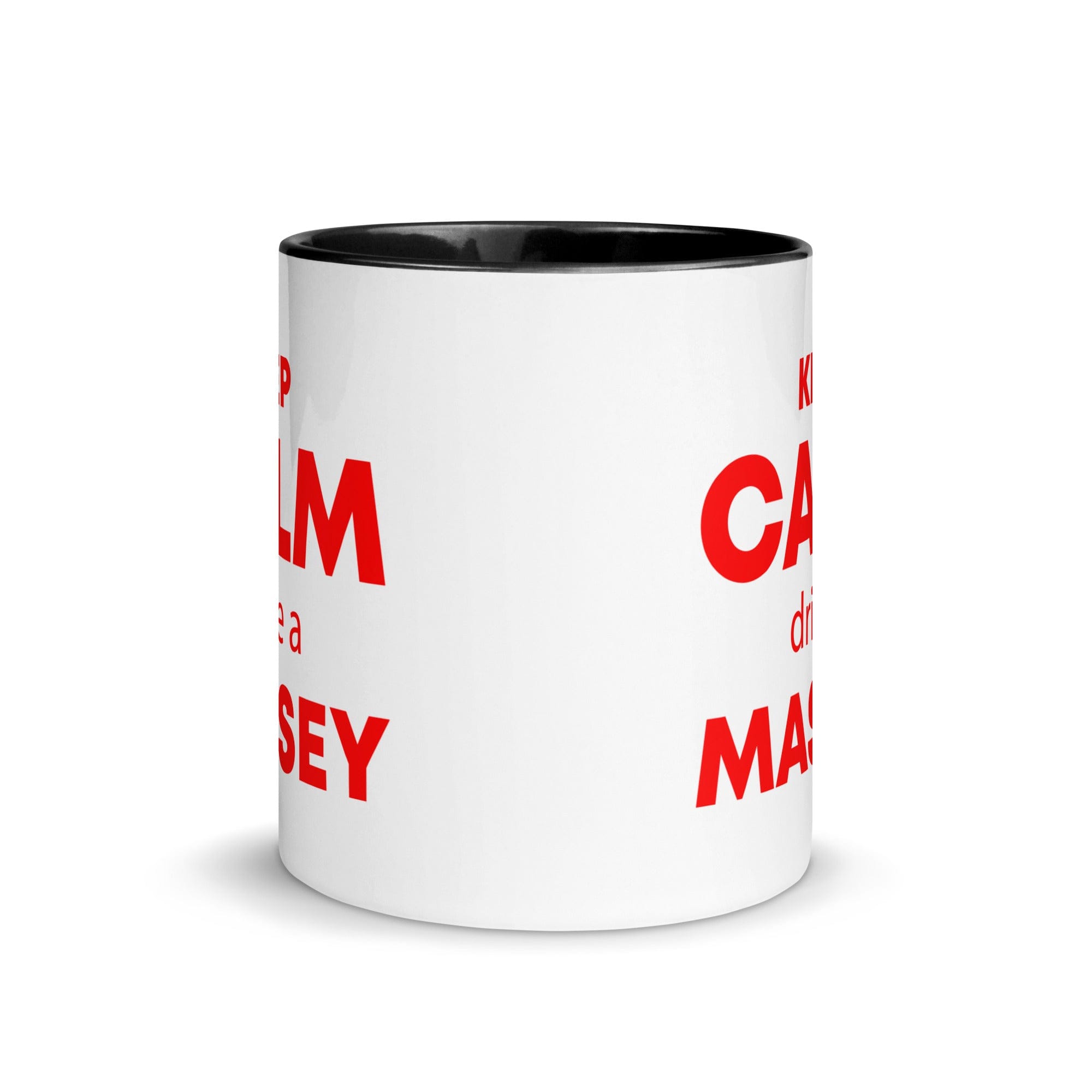 The Tractors Mugs Store KEEP CALM drive a MASSEY Mug with Color Inside Quality Farmers Merch