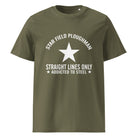 The Tractors Mugs Store Khaki / S Star Field Ploughman Unisex organic cotton t-shirt Quality Farmers Merch