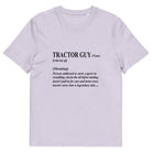 The Tractors Mugs Store Lavender / S The Tractor Guy Unisex Organic Cotton T-Shirt Quality Farmers Merch