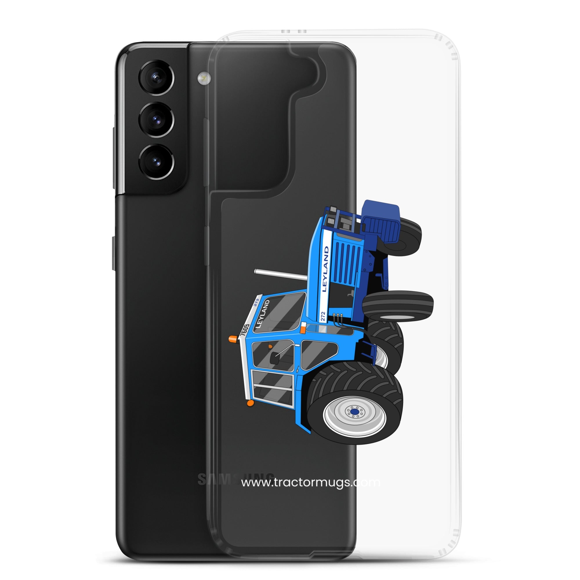 The Tractors Mugs Store Leyland 272 Clear Case for SamsungĀ® Quality Farmers Merch