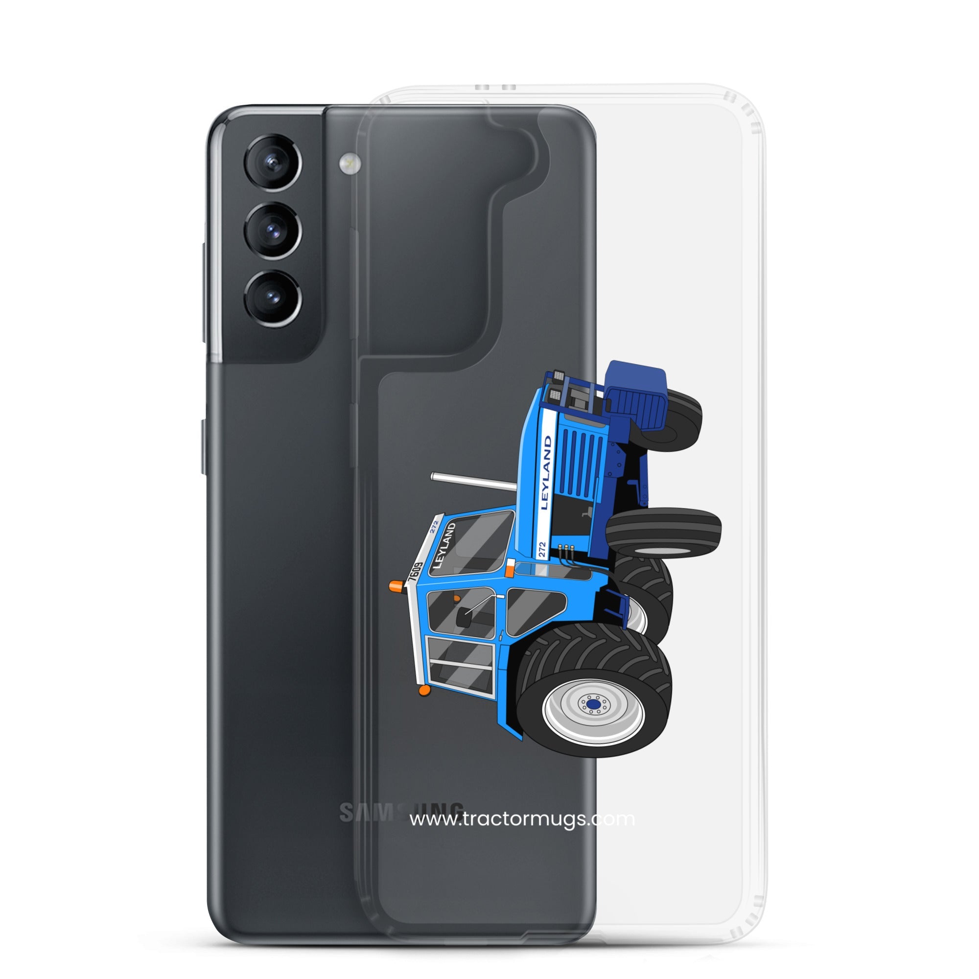 The Tractors Mugs Store Leyland 272 Clear Case for SamsungĀ® Quality Farmers Merch