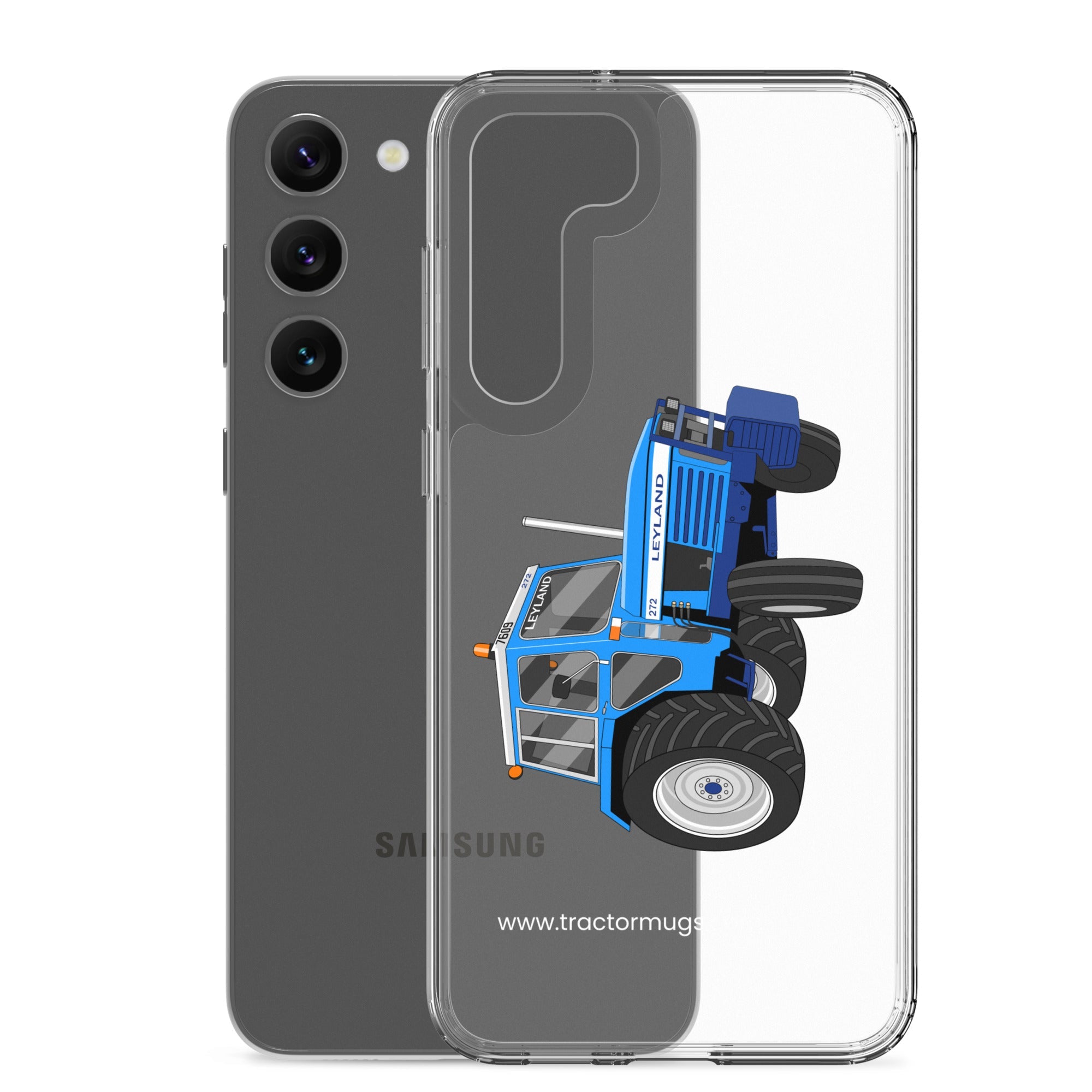 The Tractors Mugs Store Leyland 272 Clear Case for SamsungĀ® Quality Farmers Merch
