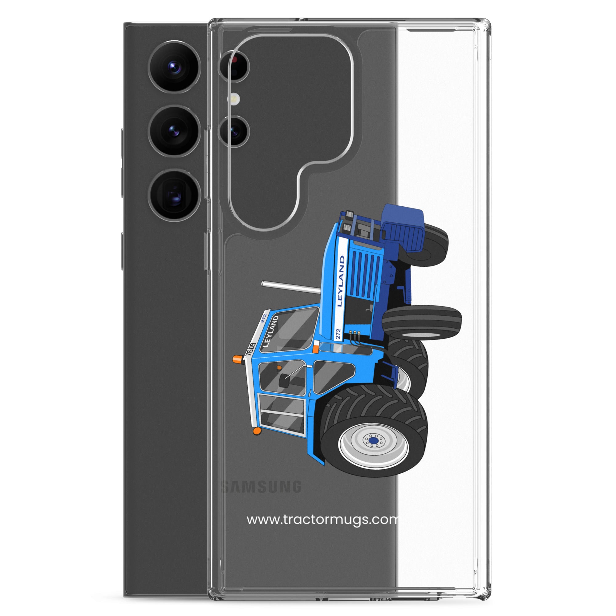 The Tractors Mugs Store Leyland 272 Clear Case for SamsungĀ® Quality Farmers Merch