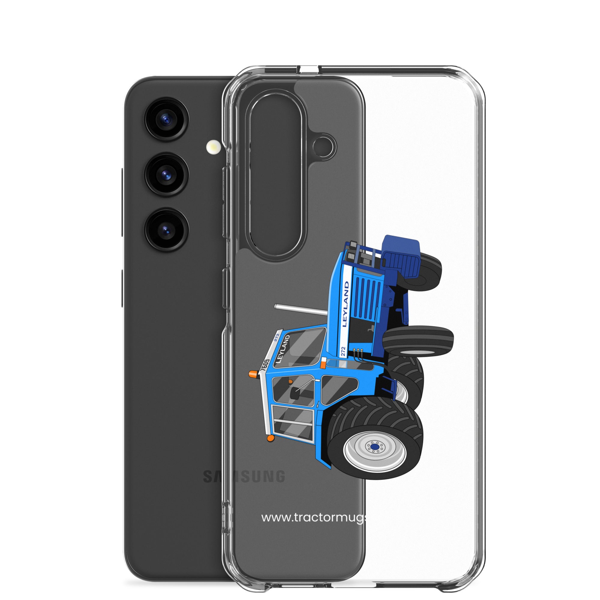 The Tractors Mugs Store Leyland 272 Clear Case for SamsungĀ® Quality Farmers Merch