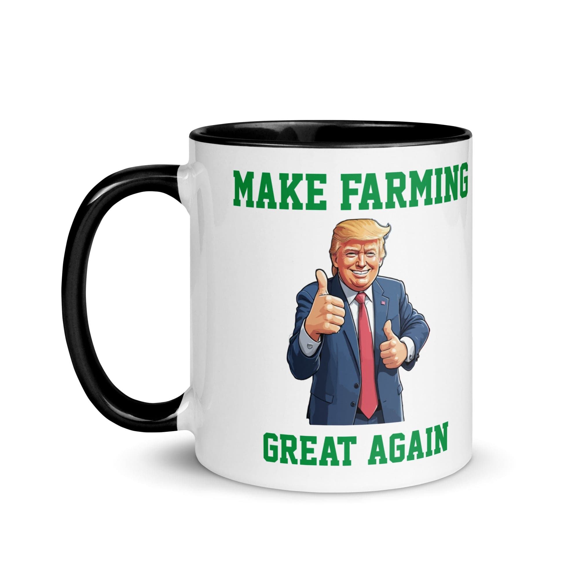 The Tractors Mugs Store Make Farming Great Again Mug with Color Inside Quality Farmers Merch