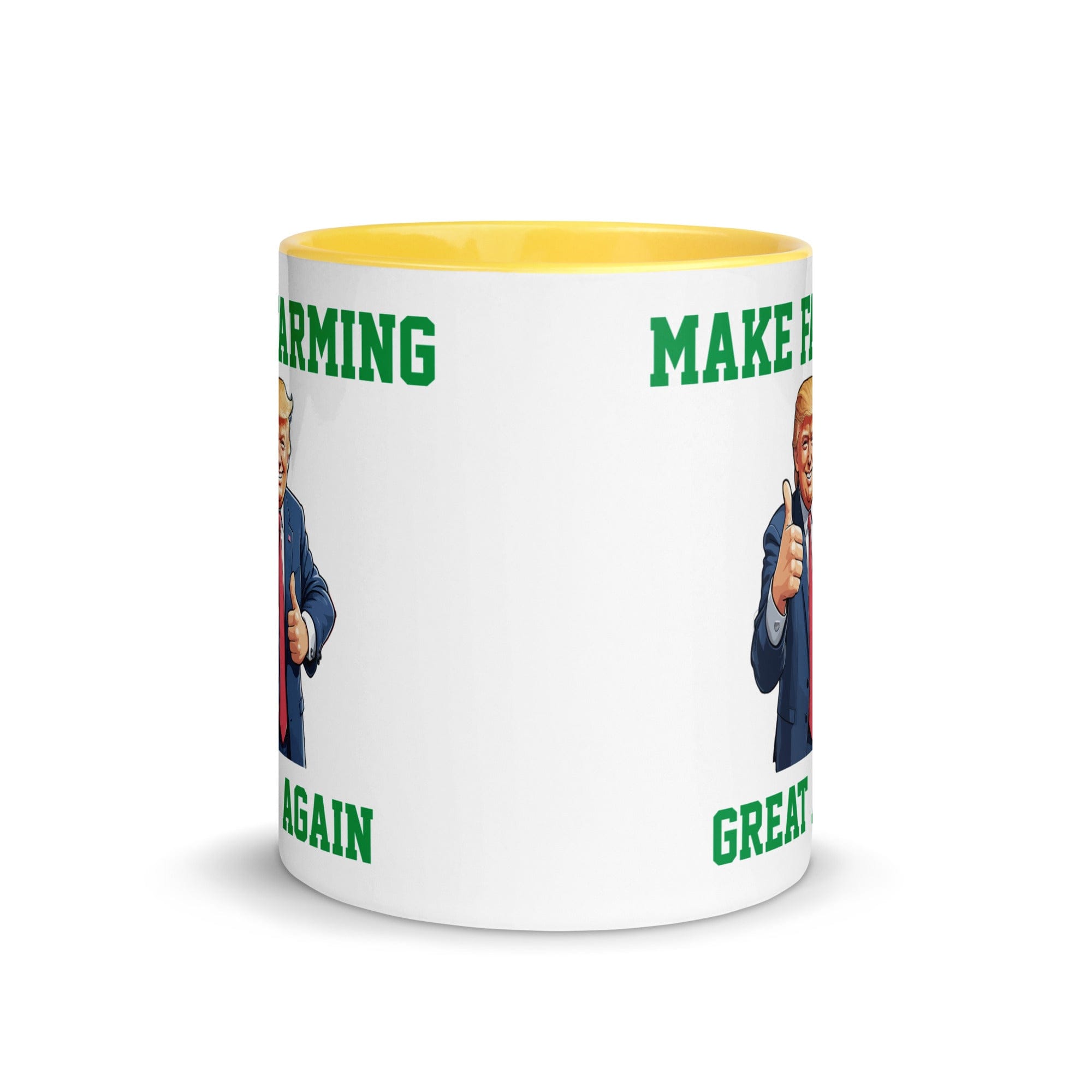 The Tractors Mugs Store Make Farming Great Again Mug with Color Inside Quality Farmers Merch