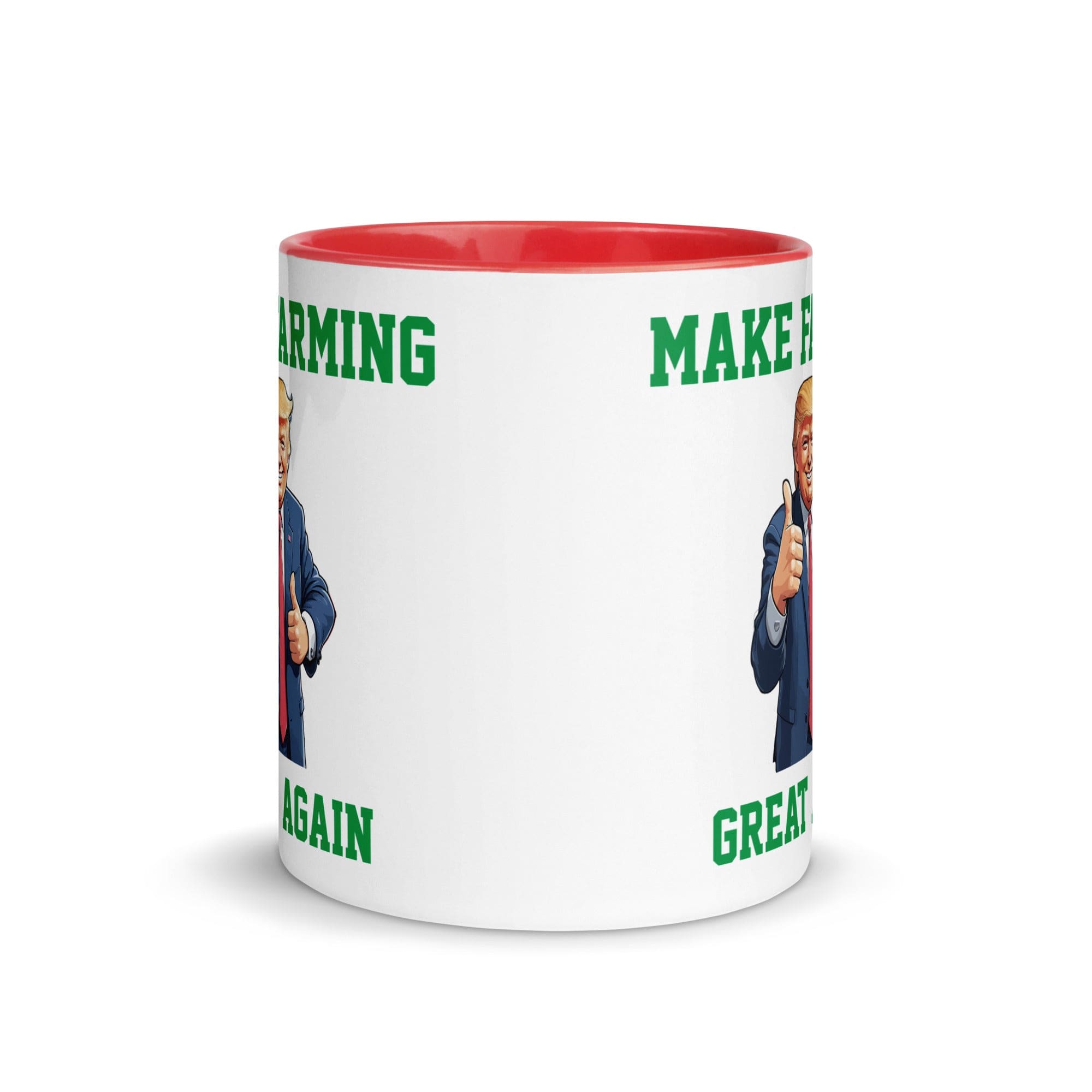 The Tractors Mugs Store Make Farming Great Again Mug with Color Inside Quality Farmers Merch