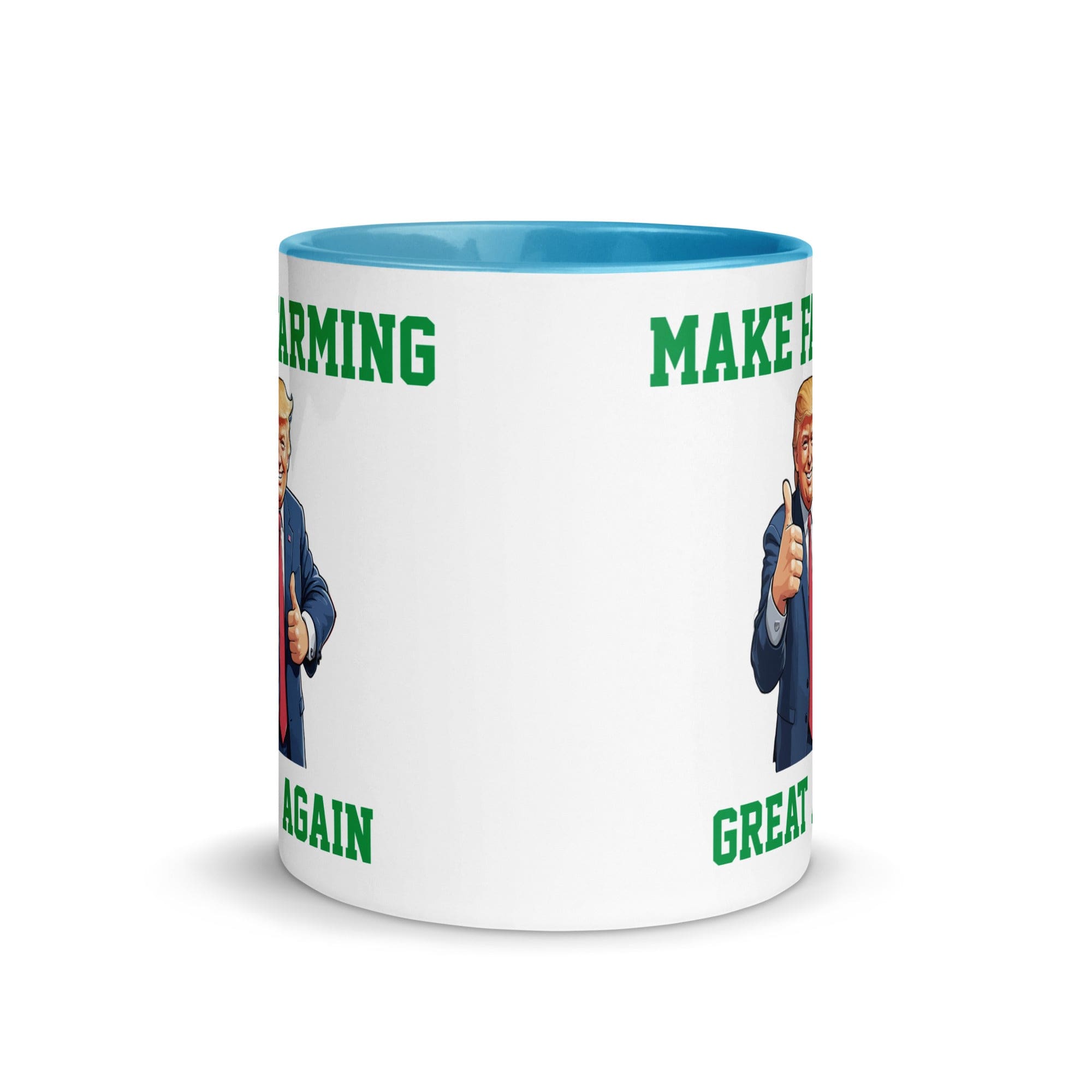 The Tractors Mugs Store Make Farming Great Again Mug with Color Inside Quality Farmers Merch