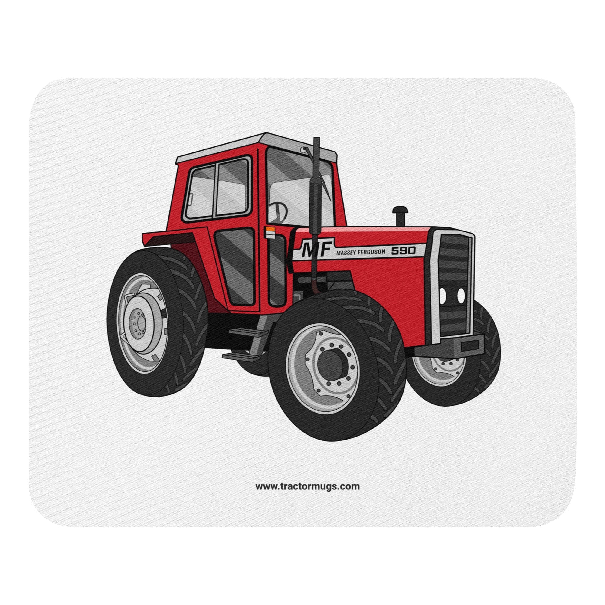 The Tractors Mugs Store Massey 590 4WD Mouse pad Quality Farmers Merch