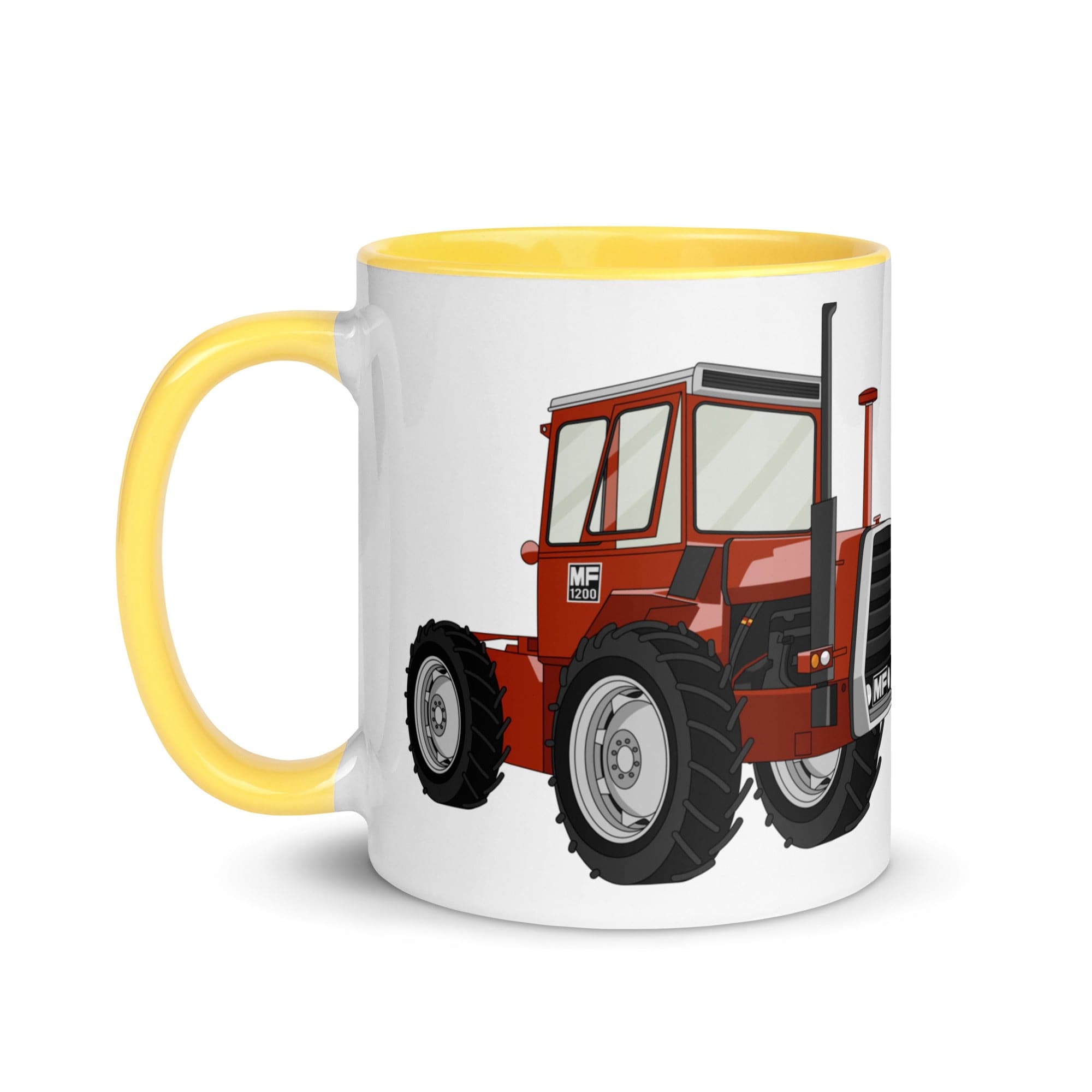 The Tractors Mugs Store Massey Ferguson 1200 Mug with Color Inside Quality Farmers Merch