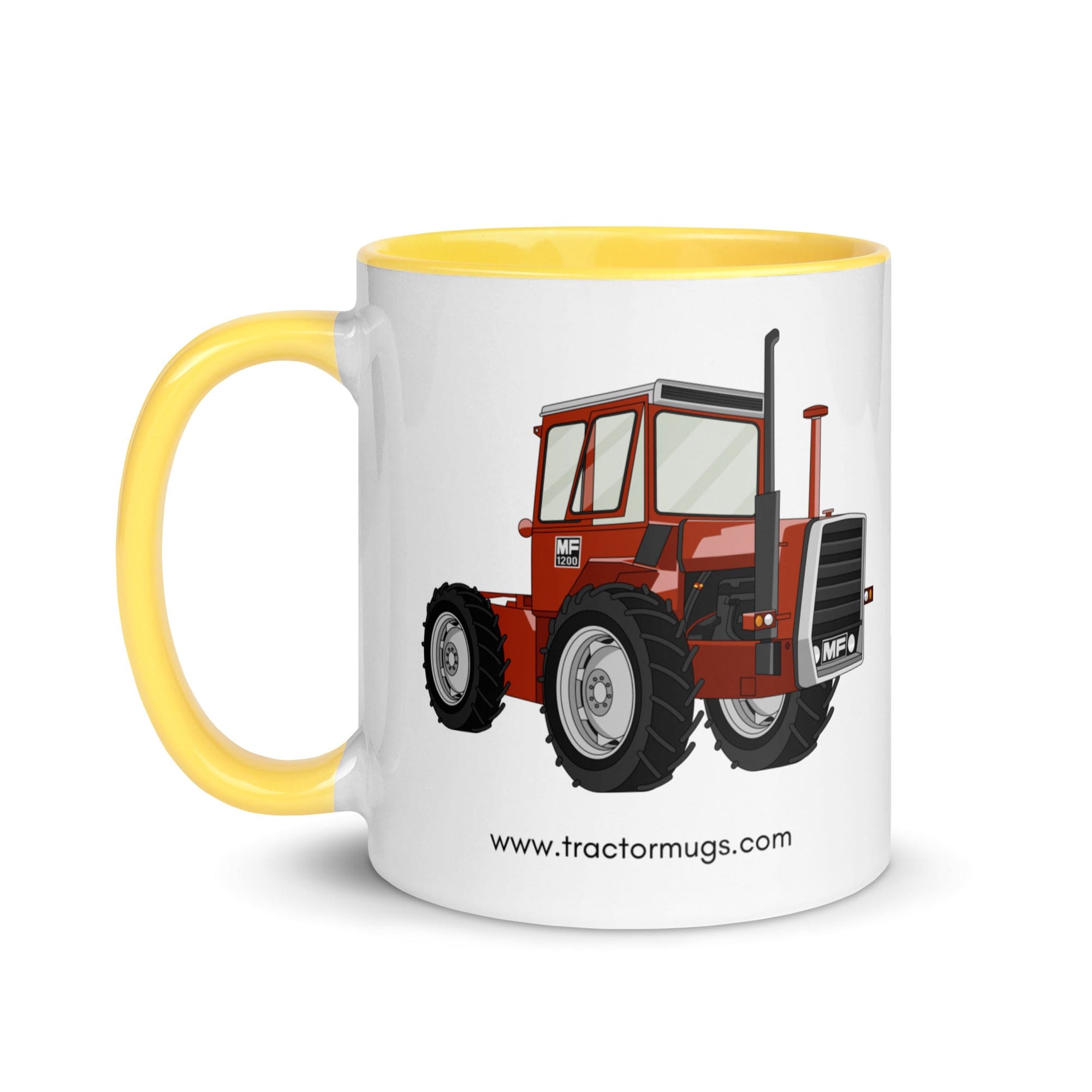 The Tractors Mugs Store Massey Ferguson 1200 | Mug with Color Inside Quality Farmers Merch