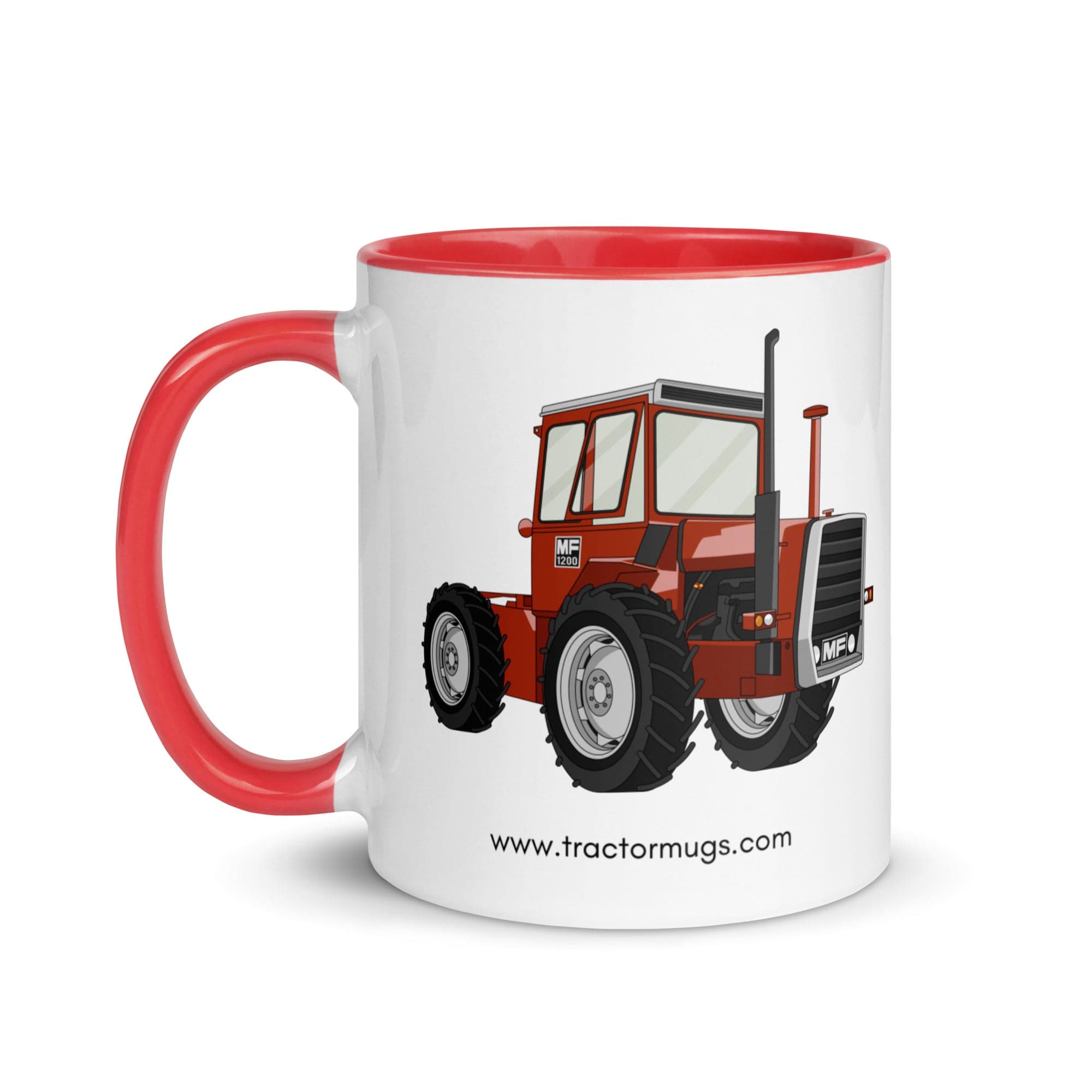 The Tractors Mugs Store Massey Ferguson 1200 | Mug with Color Inside Quality Farmers Merch
