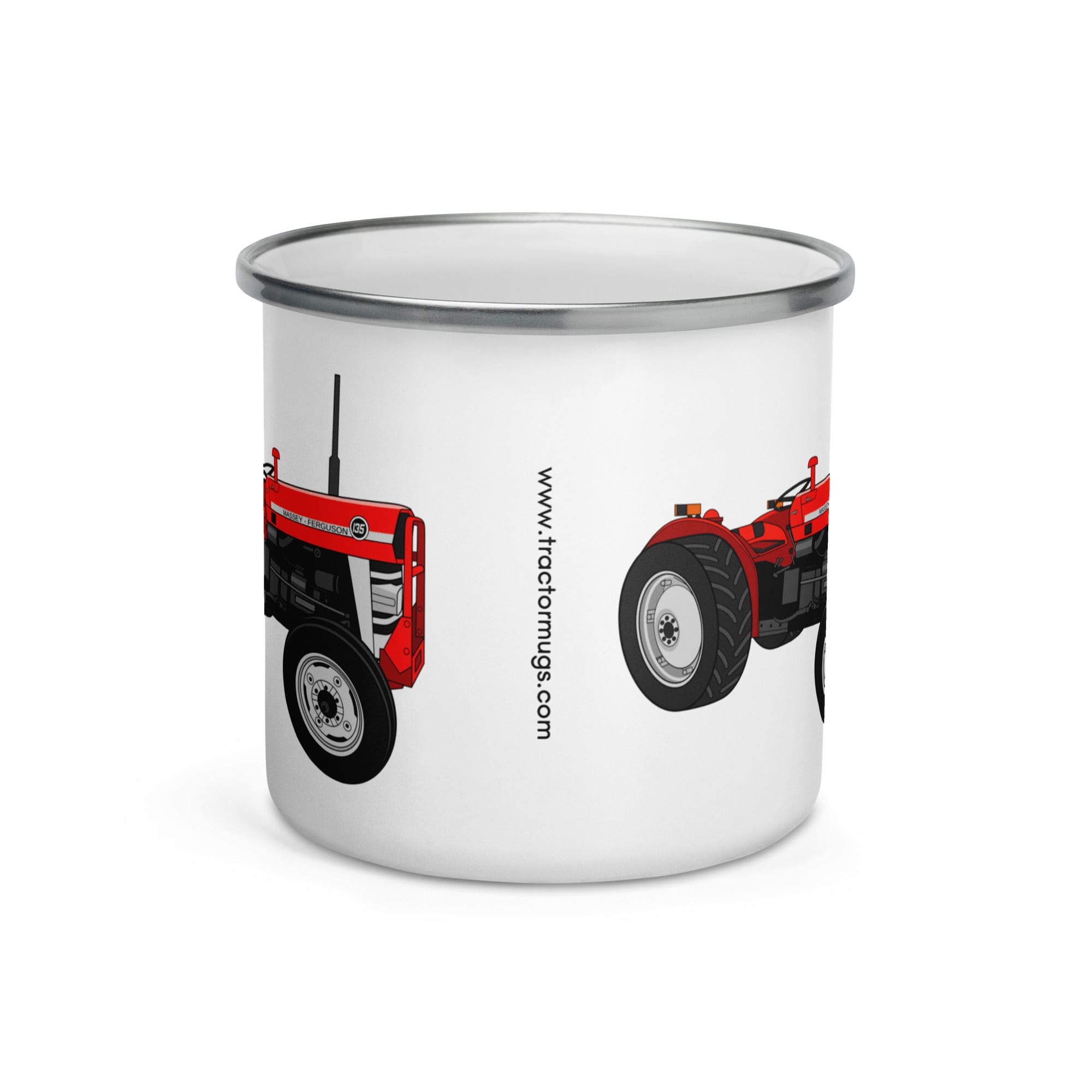 The Tractors Mugs Store Massey Ferguson 135 | Enamel Mug Quality Farmers Merch
