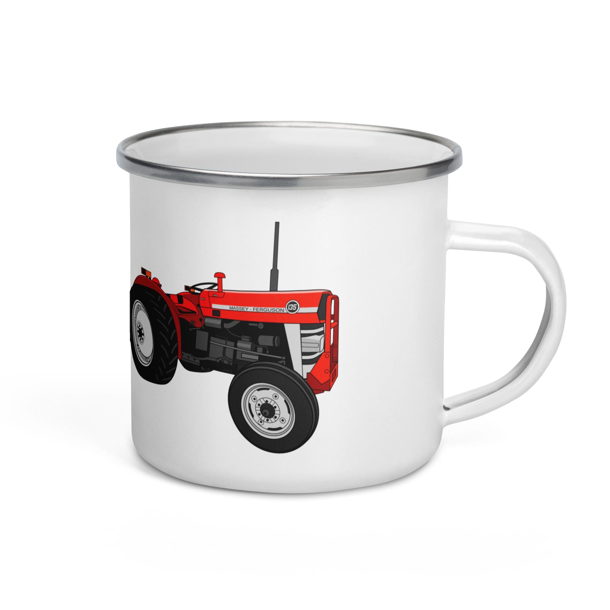 The Tractors Mugs Store Massey Ferguson 135 | Enamel Mug Quality Farmers Merch