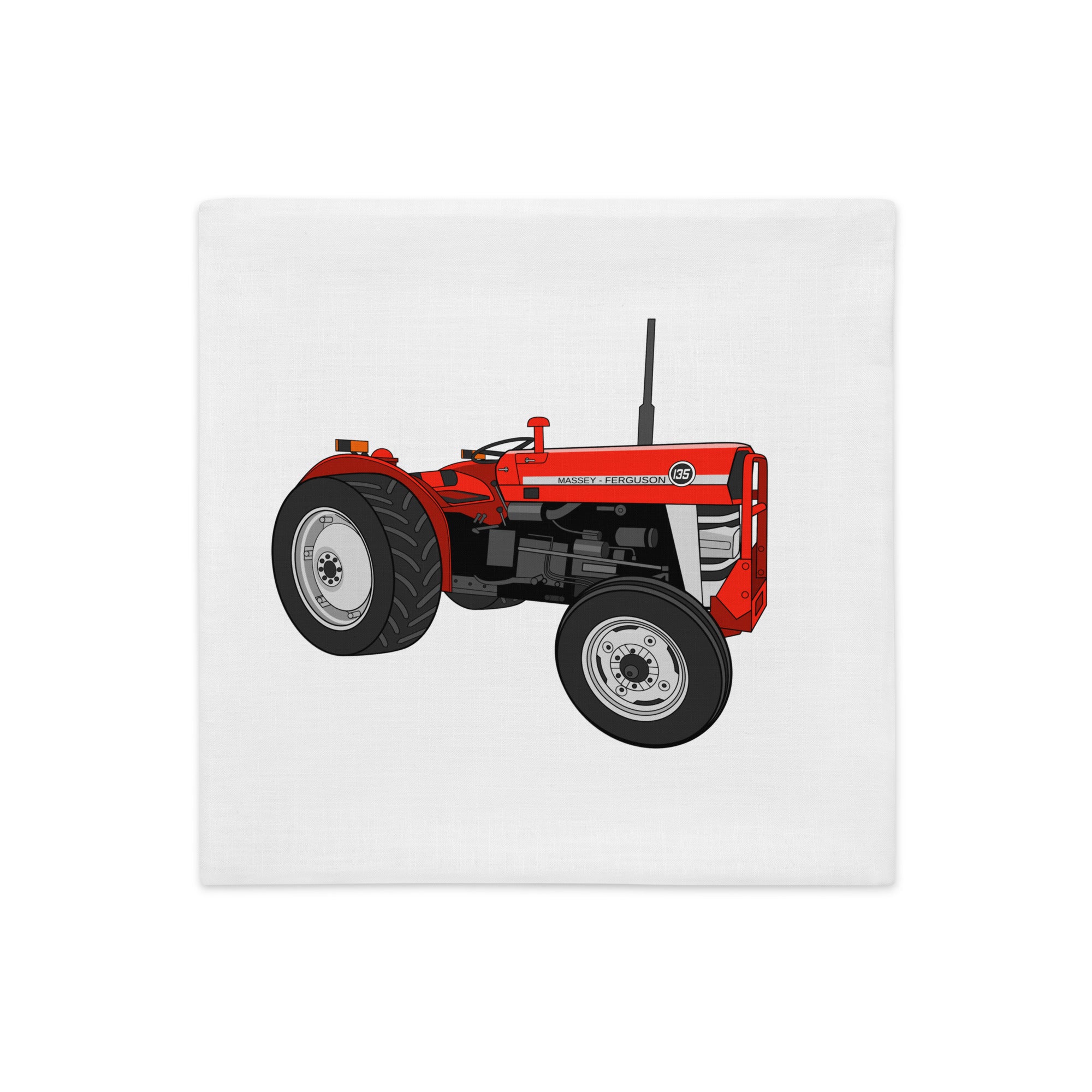 The Tractors Mugs Store Massey Ferguson 135  |  Premium Pillow Case Quality Farmers Merch