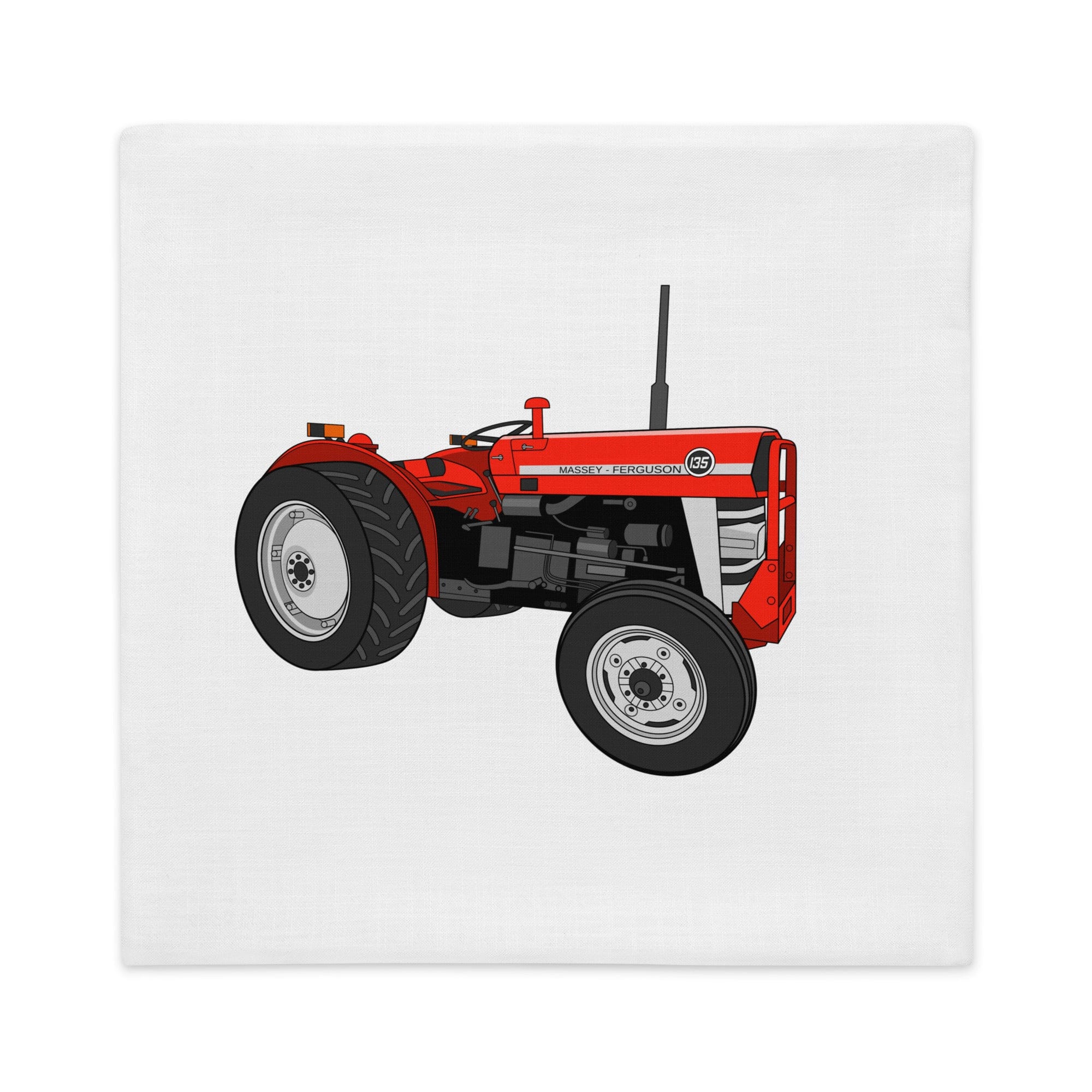 The Tractors Mugs Store Massey Ferguson 135  |  Premium Pillow Case Quality Farmers Merch