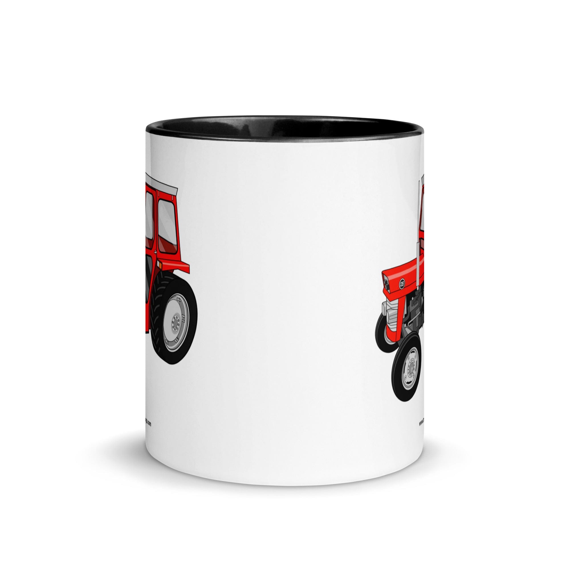 The Tractors Mugs Store Massey Ferguson 135 with cab | Mug with Color Inside Quality Farmers Merch