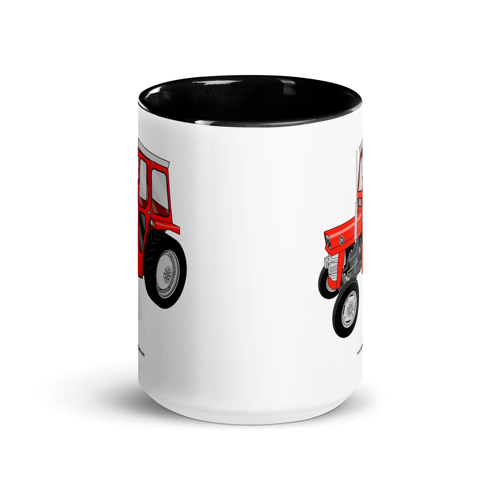 The Tractors Mugs Store Massey Ferguson 135 with cab | Mug with Color Inside Quality Farmers Merch