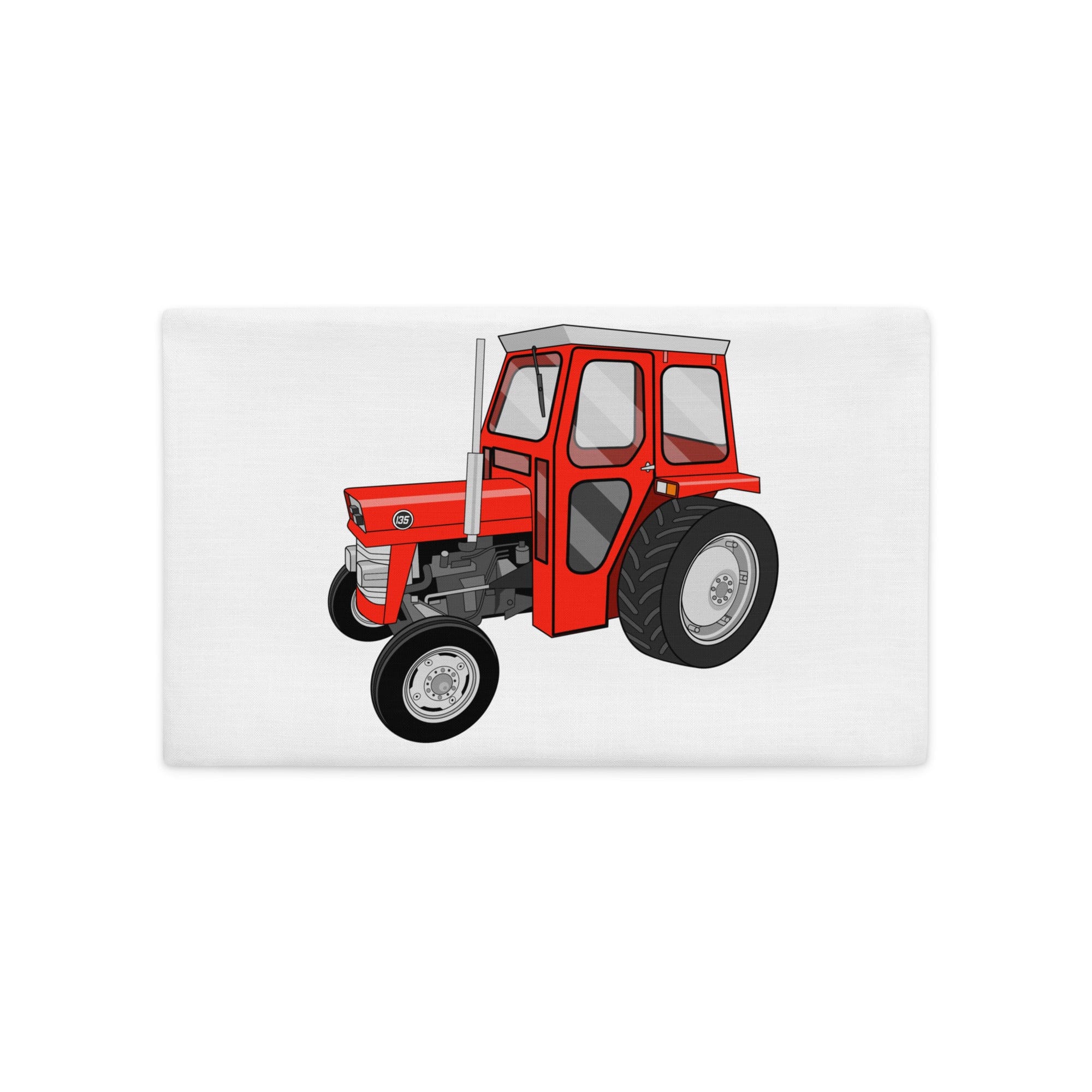 The Tractors Mugs Store Massey Ferguson 135 with cab | Premium Pillow Case Quality Farmers Merch