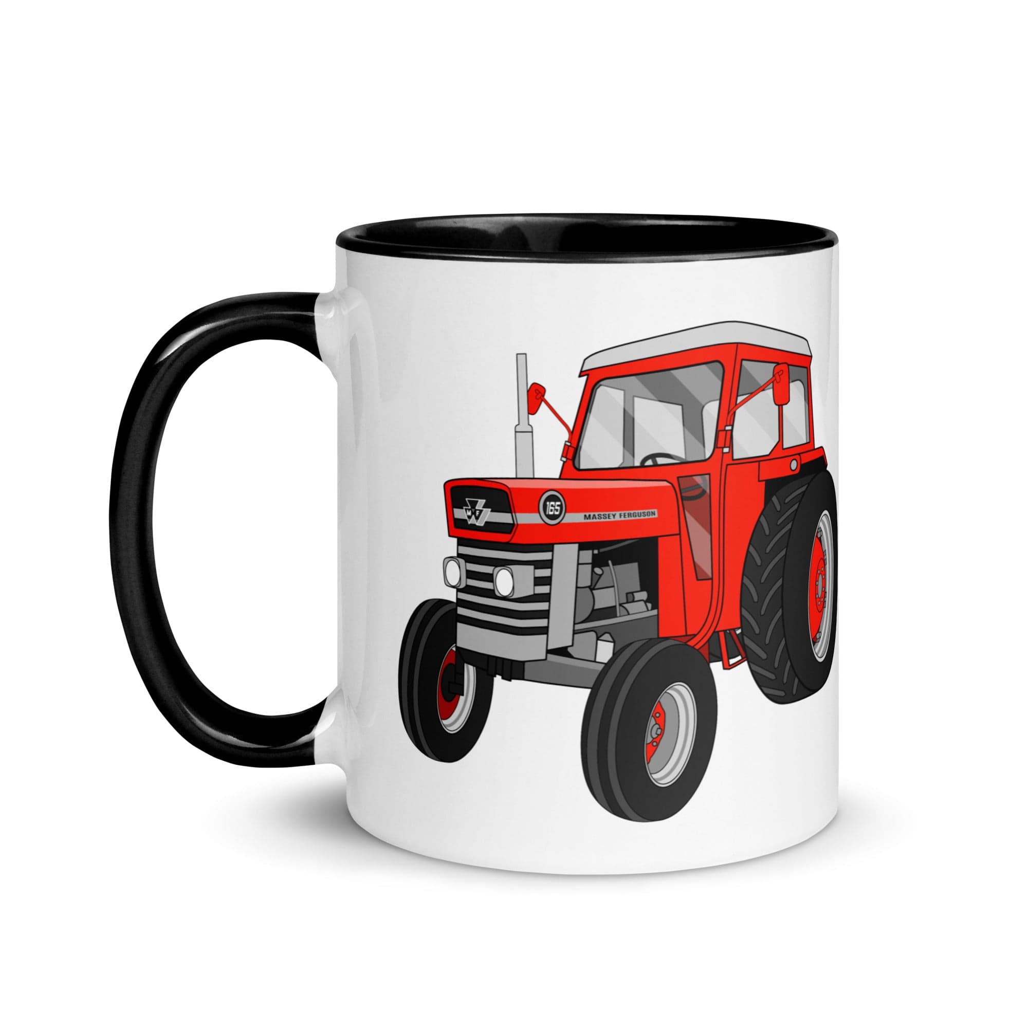 The Tractors Mugs Store Massey Ferguson 165 Mug with Color Inside Quality Farmers Merch