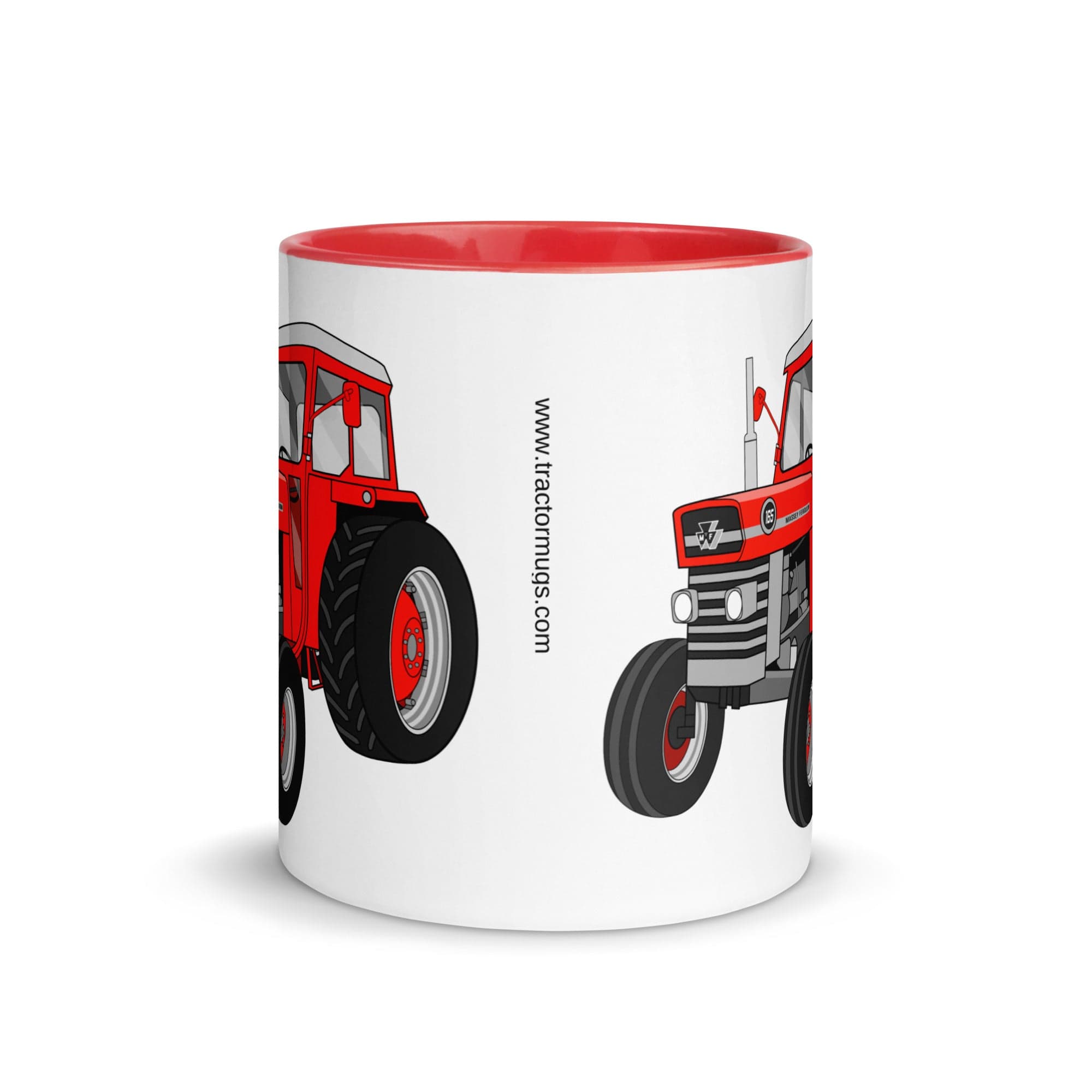 The Tractors Mugs Store Massey Ferguson 165 Mug with Color Inside Quality Farmers Merch