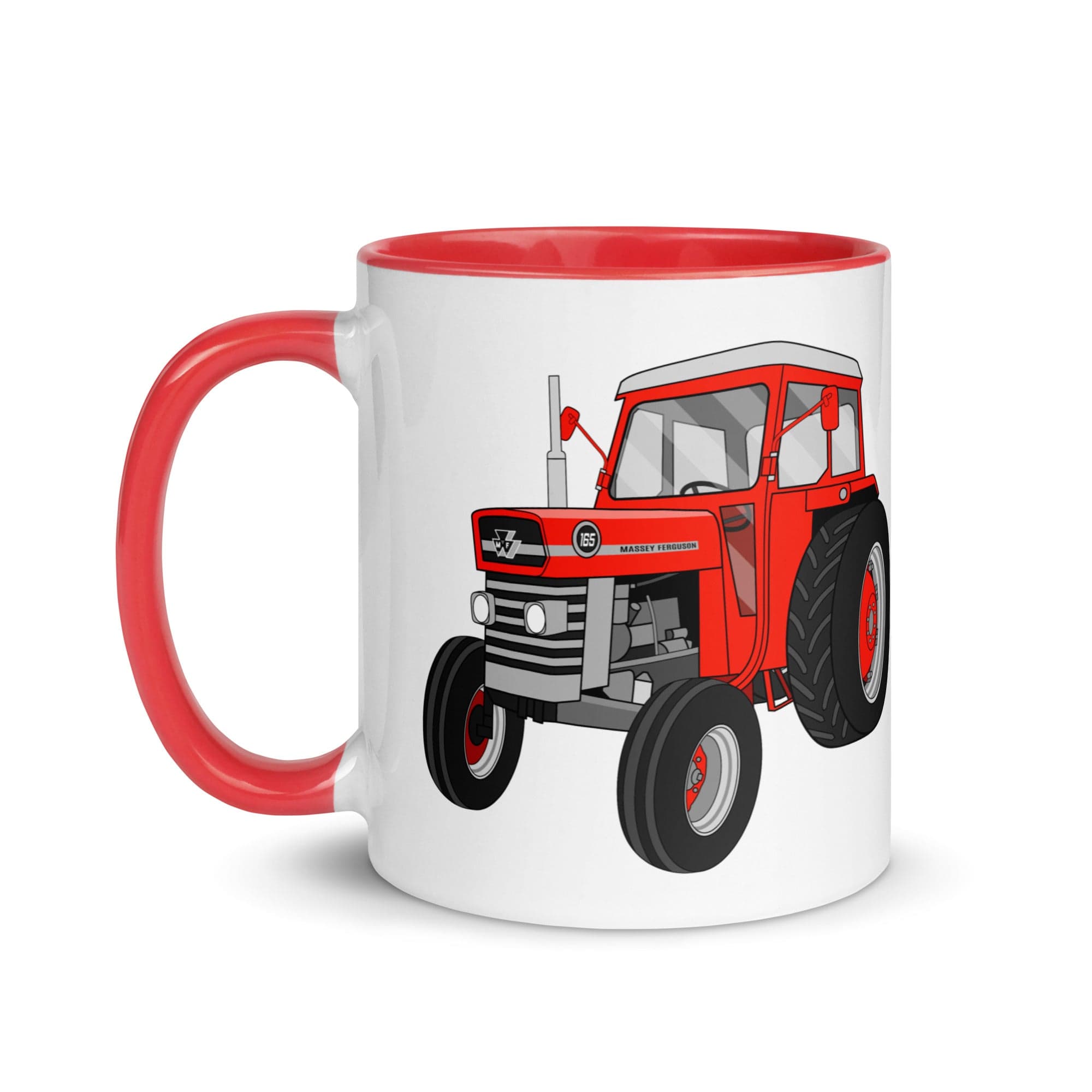The Tractors Mugs Store Massey Ferguson 165 Mug with Color Inside Quality Farmers Merch