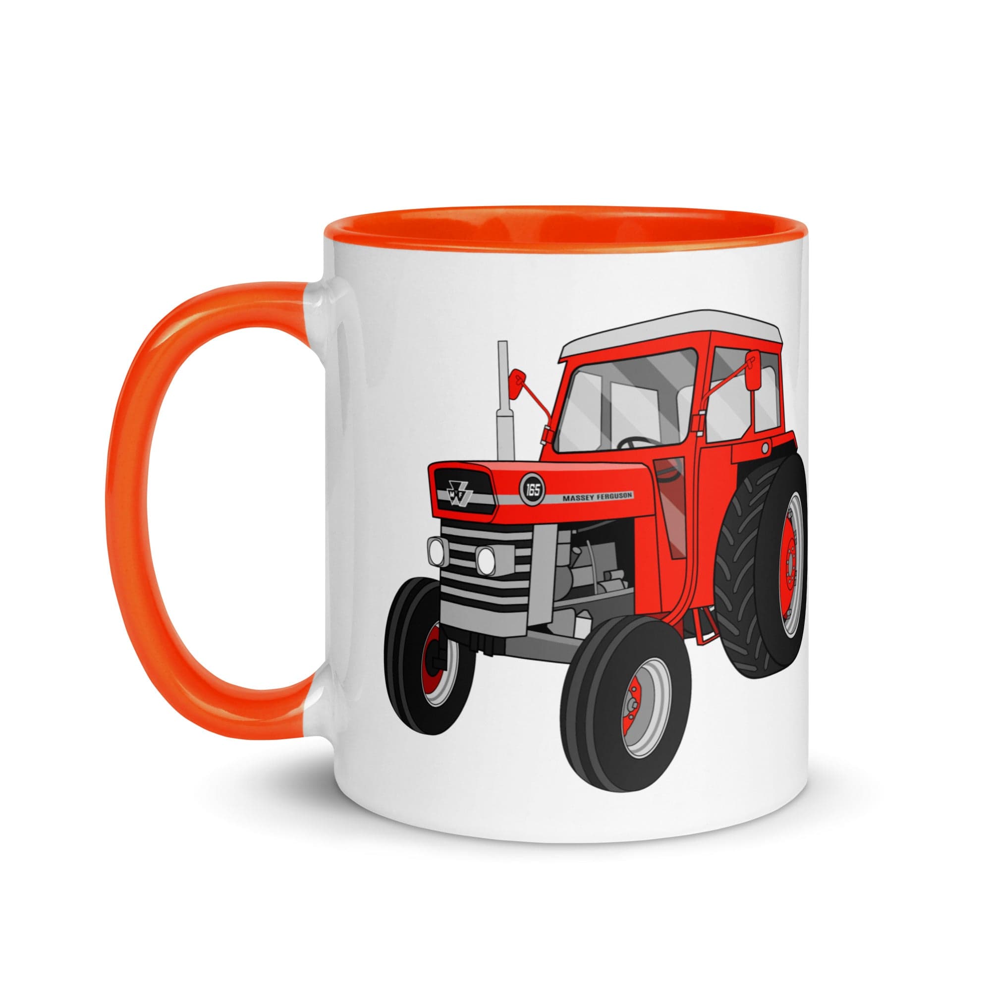 The Tractors Mugs Store Massey Ferguson 165 Mug with Color Inside Quality Farmers Merch