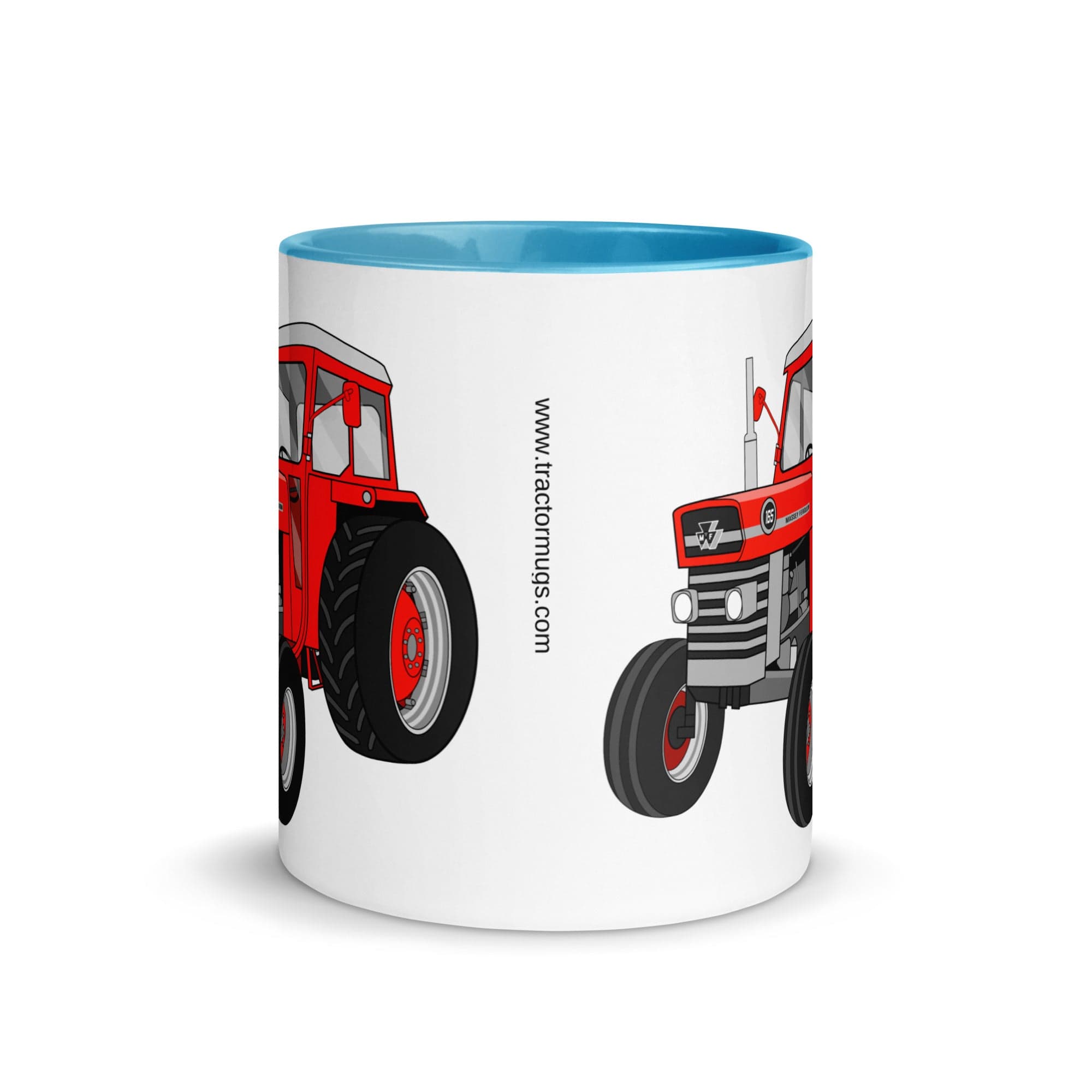 The Tractors Mugs Store Massey Ferguson 165 Mug with Color Inside Quality Farmers Merch