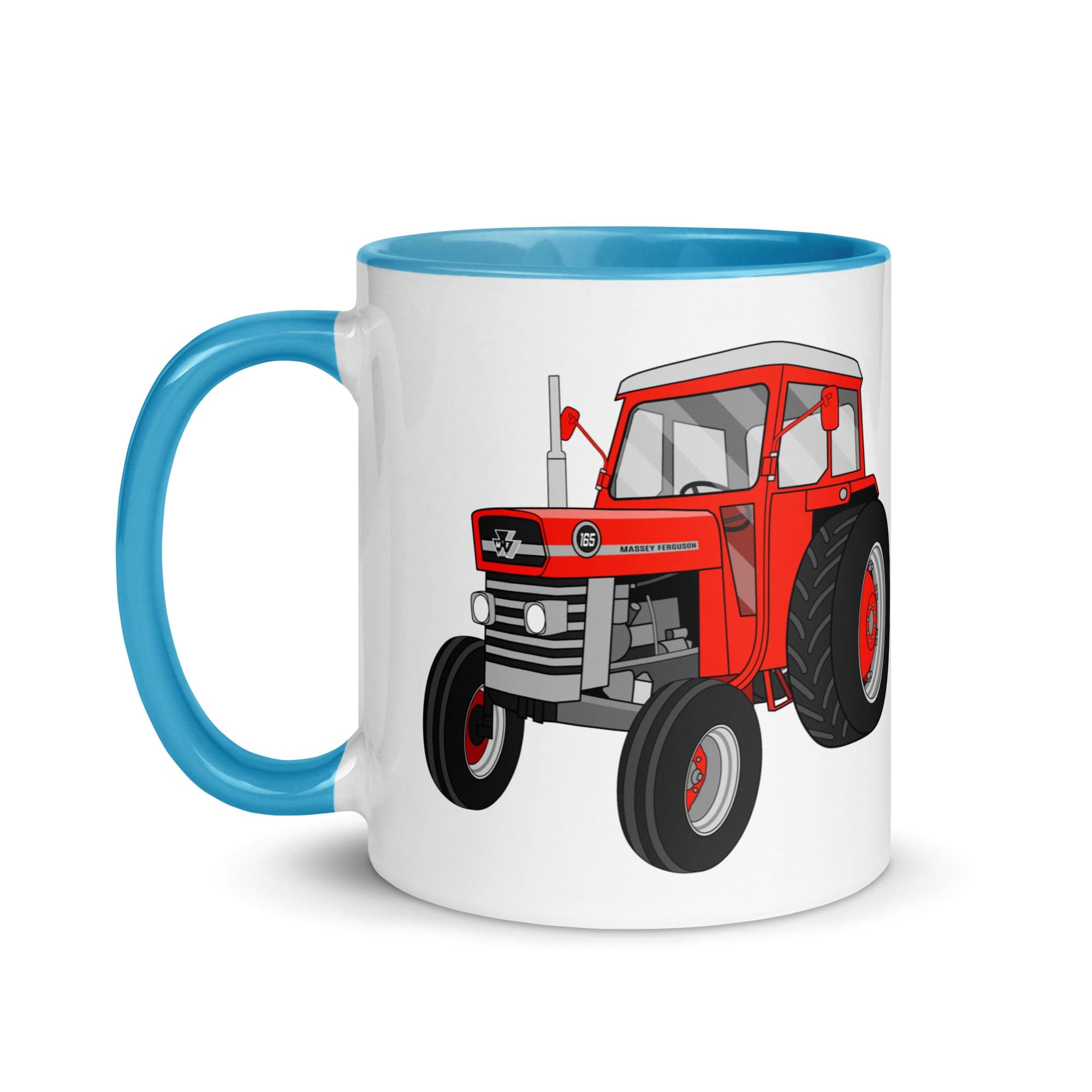 The Tractors Mugs Store Massey Ferguson 165 Mug with Color Inside Quality Farmers Merch