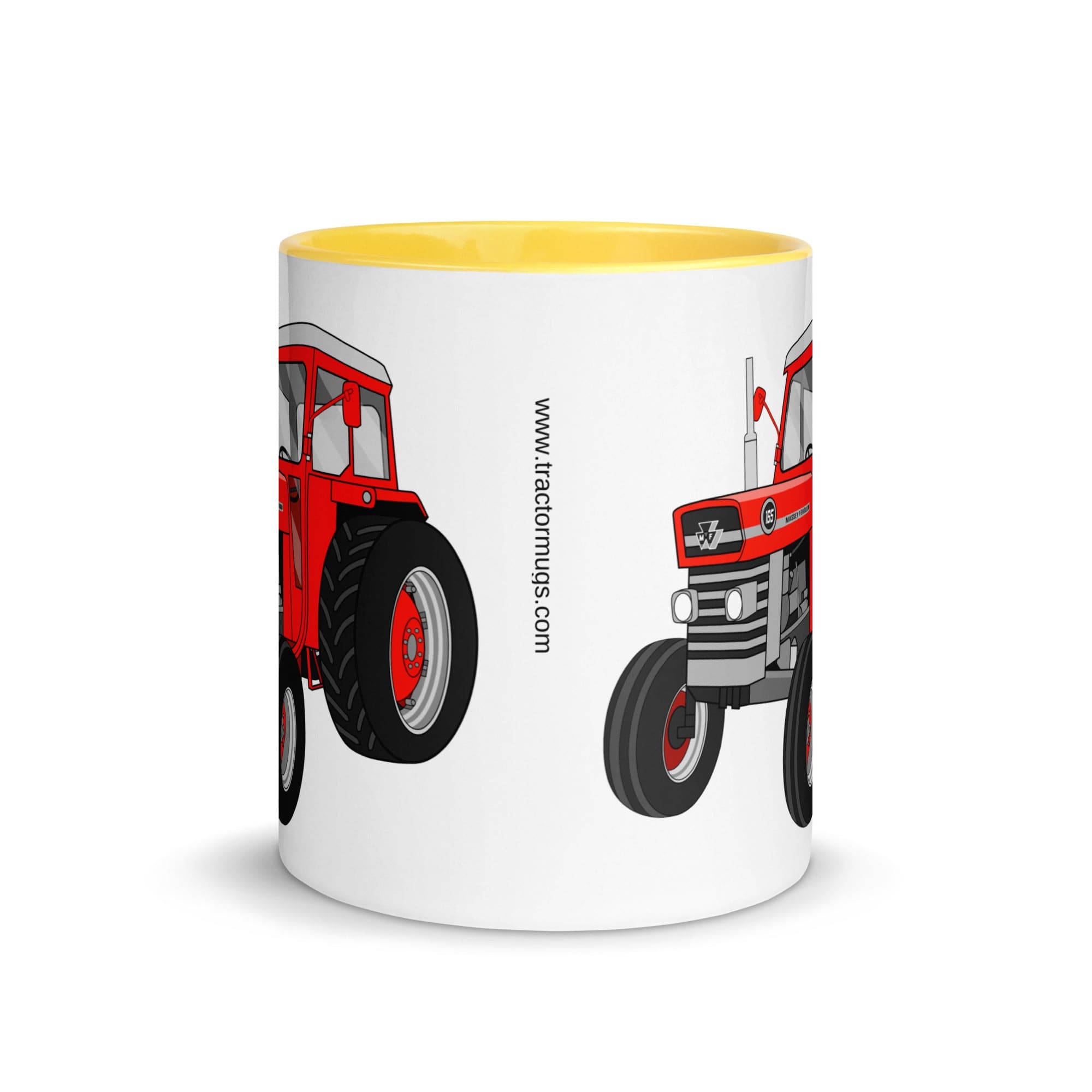 The Tractors Mugs Store Massey Ferguson 165 Mug with Color Inside Quality Farmers Merch