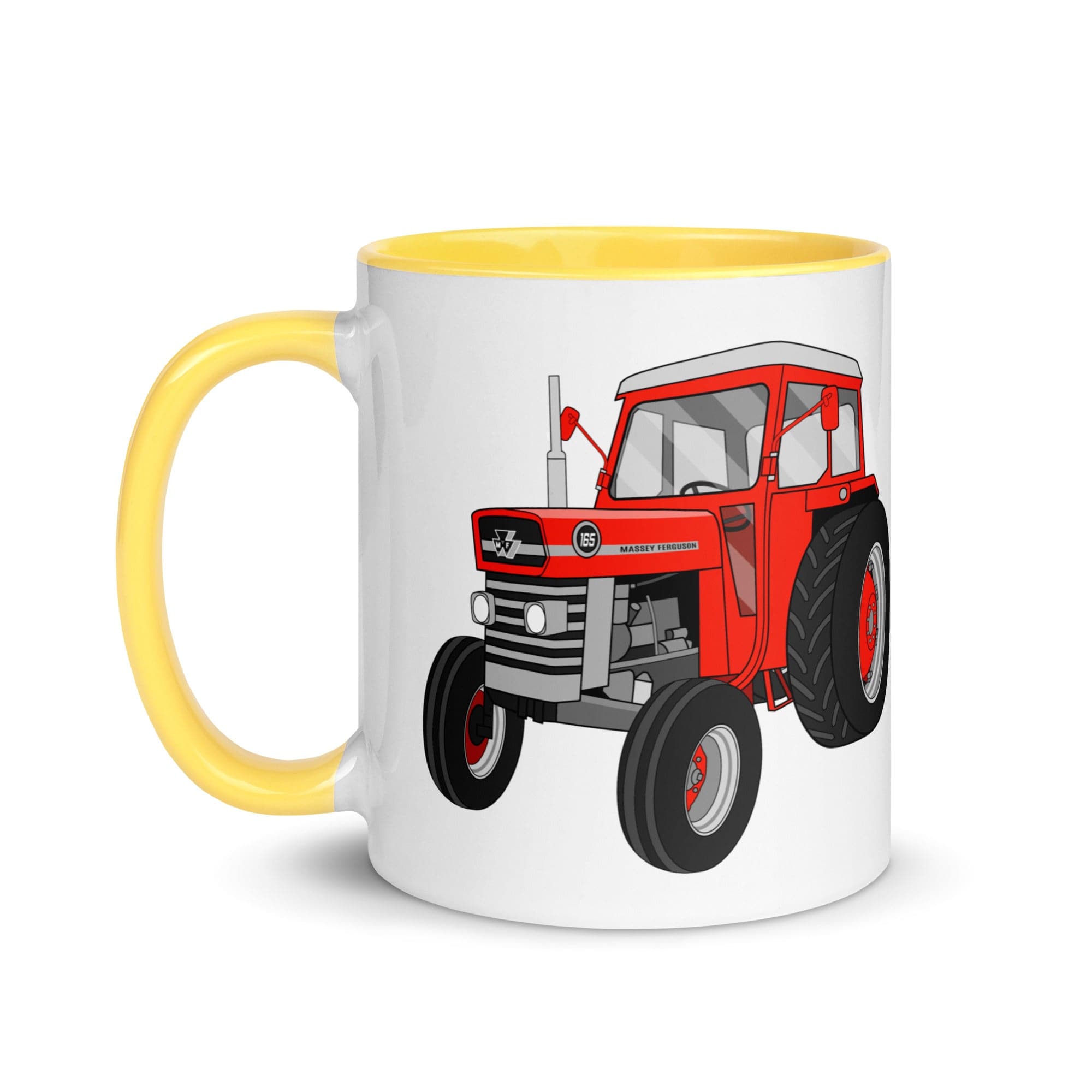 The Tractors Mugs Store Massey Ferguson 165 Mug with Color Inside Quality Farmers Merch