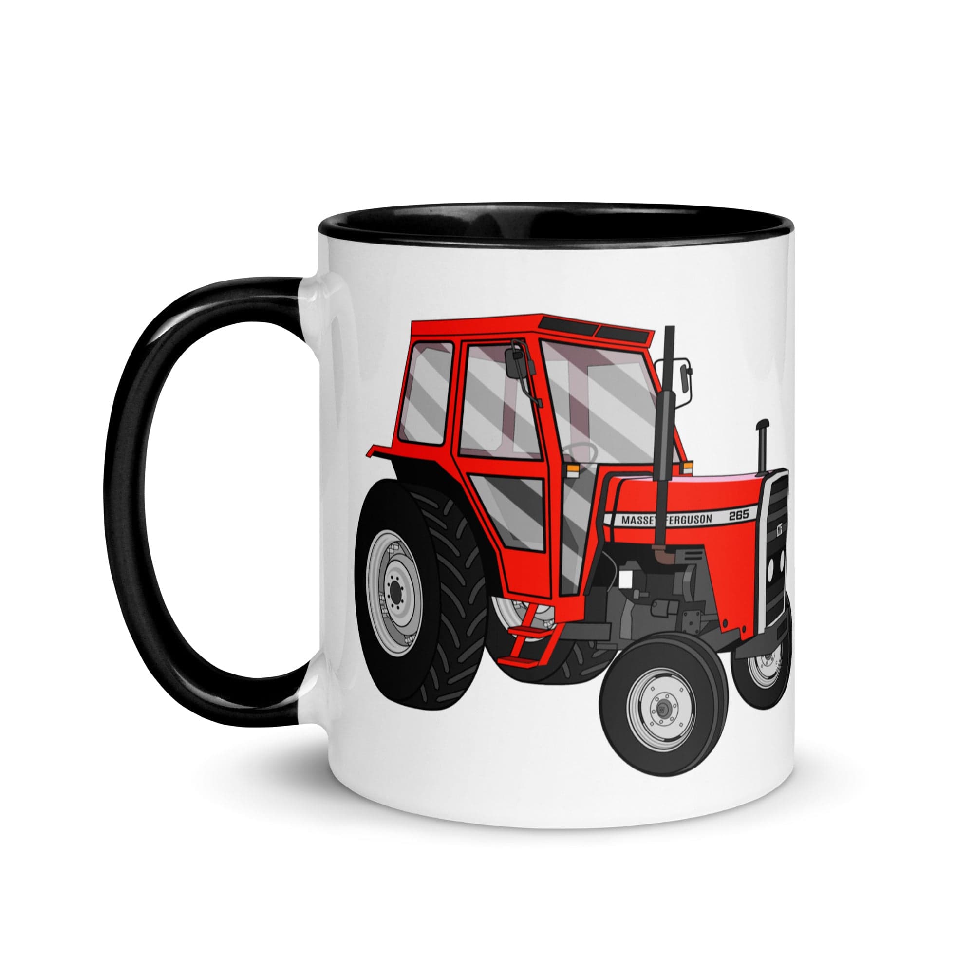 The Tractors Mugs Store Massey Ferguson 265 Mug with Color Inside Quality Farmers Merch