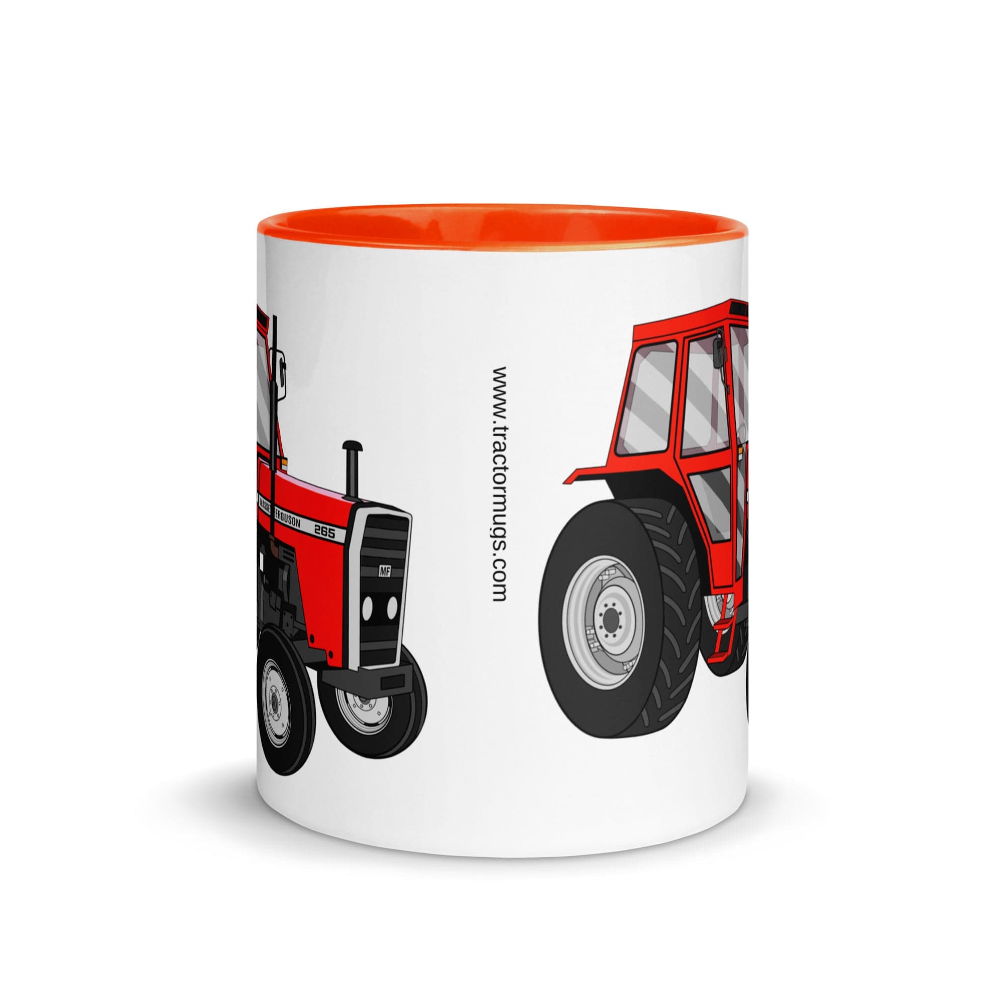 The Tractors Mugs Store Massey Ferguson 265 Mug with Color Inside Quality Farmers Merch