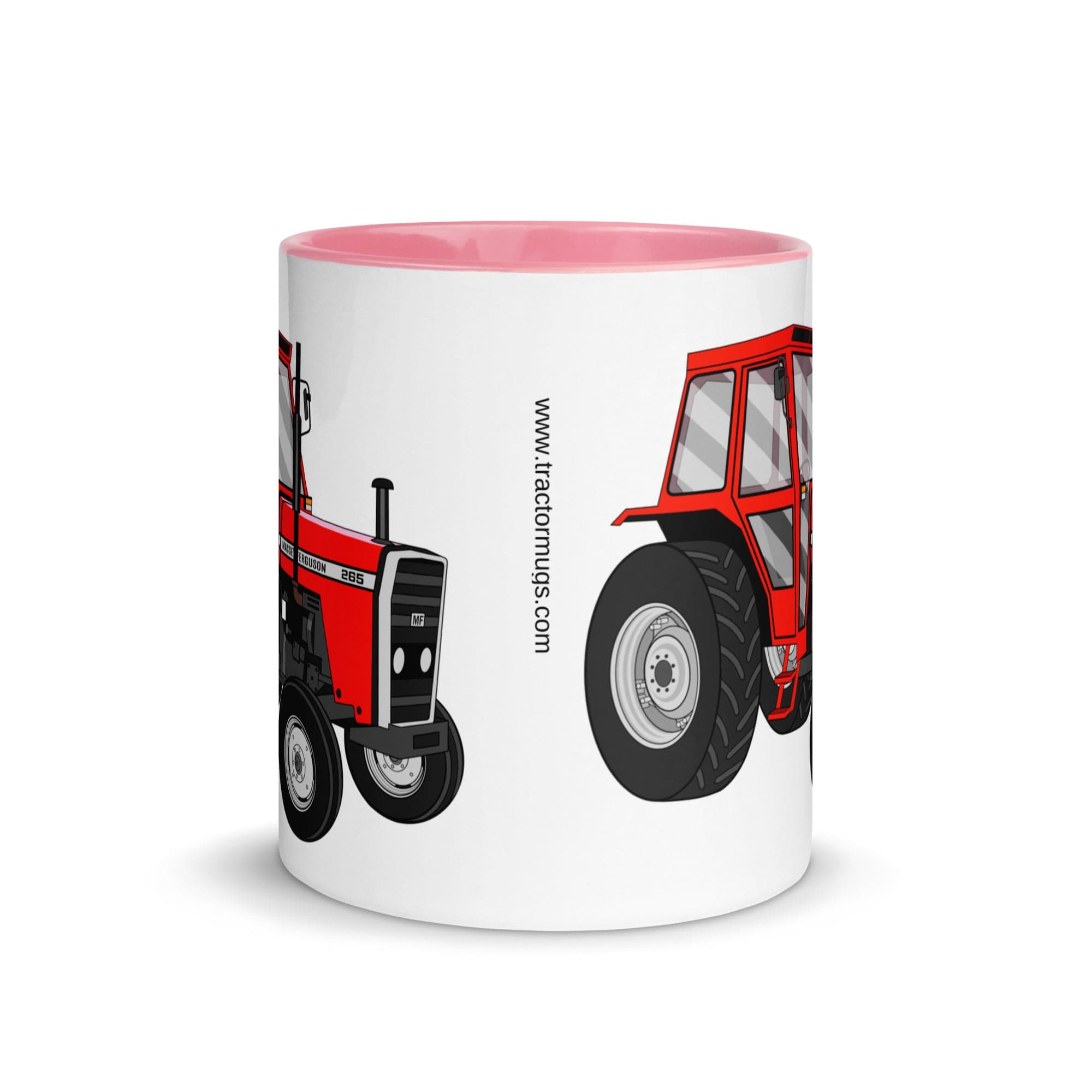 The Tractors Mugs Store Massey Ferguson 265 Mug with Color Inside Quality Farmers Merch