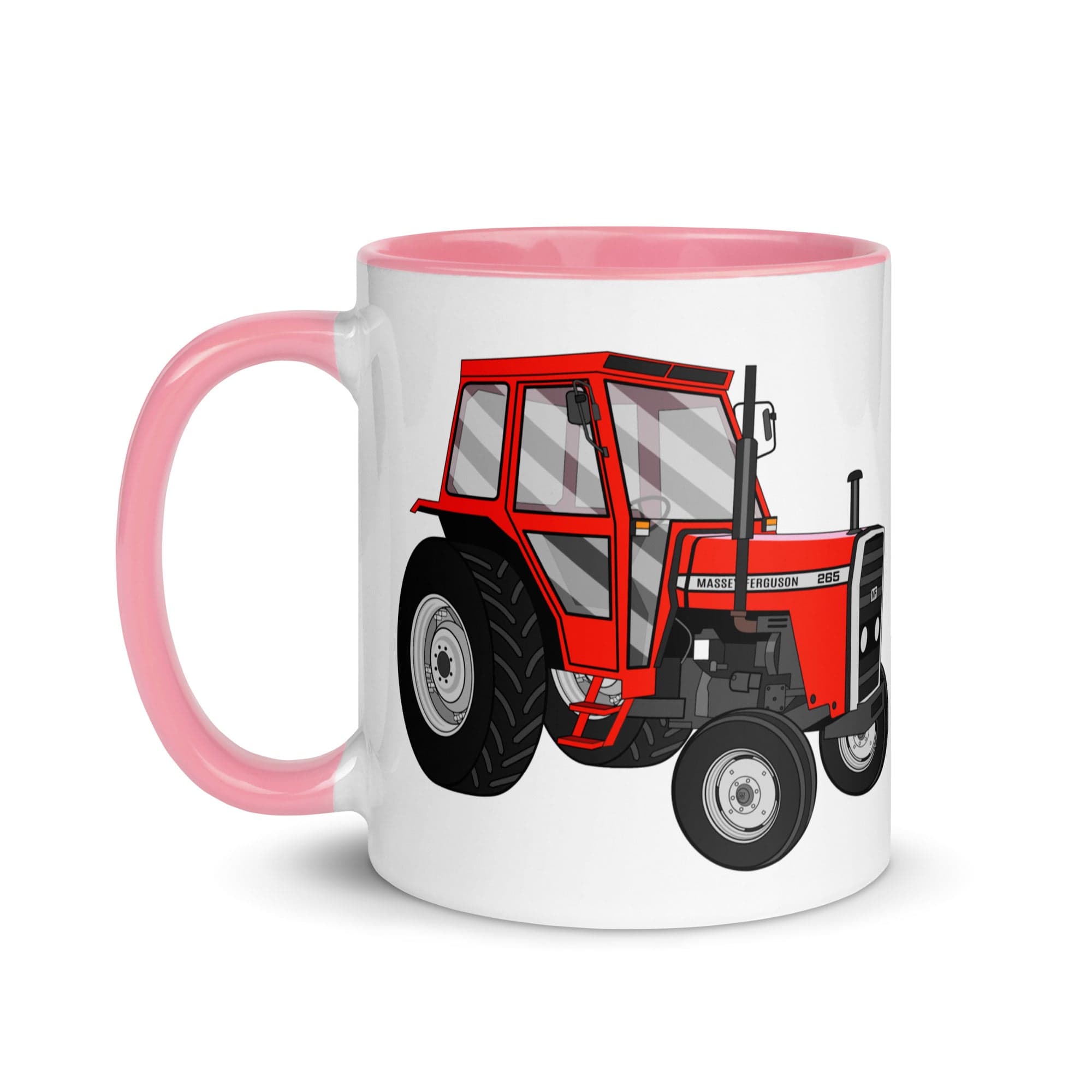 The Tractors Mugs Store Massey Ferguson 265 Mug with Color Inside Quality Farmers Merch