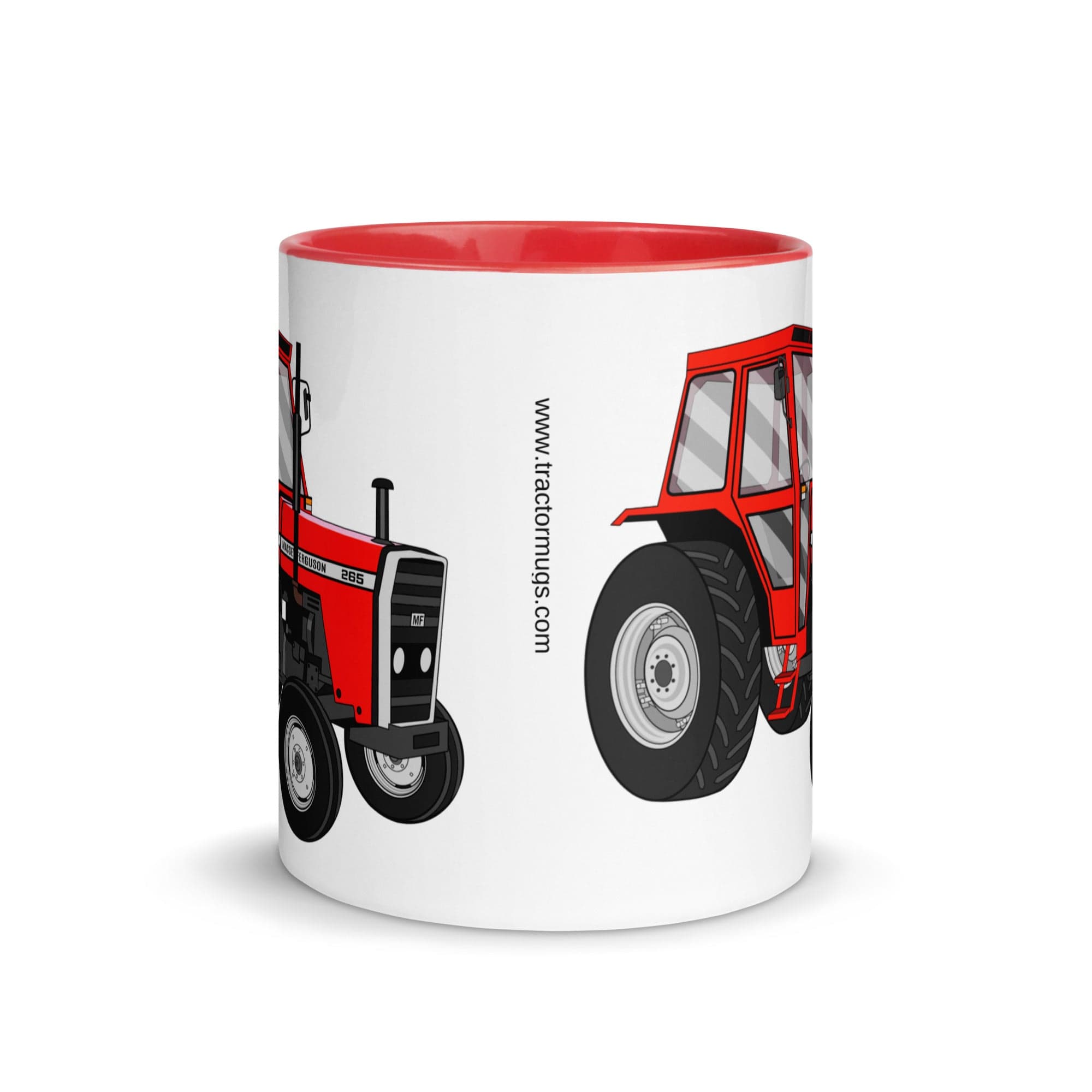 The Tractors Mugs Store Massey Ferguson 265 Mug with Color Inside Quality Farmers Merch