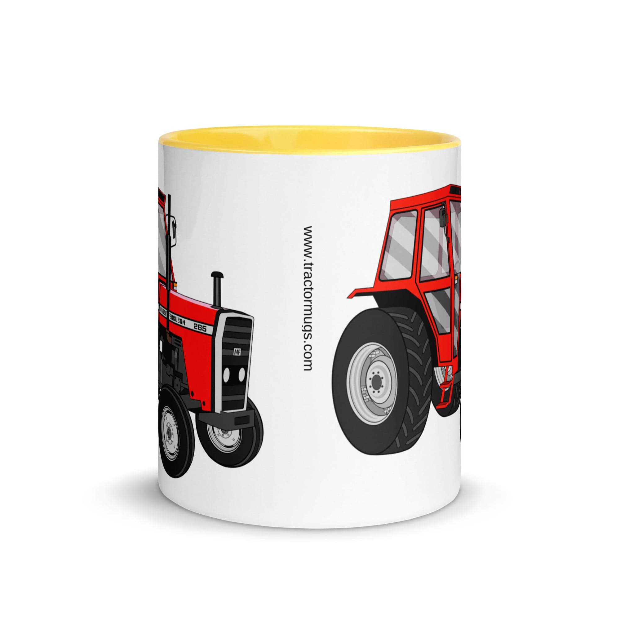 The Tractors Mugs Store Massey Ferguson 265 Mug with Color Inside Quality Farmers Merch
