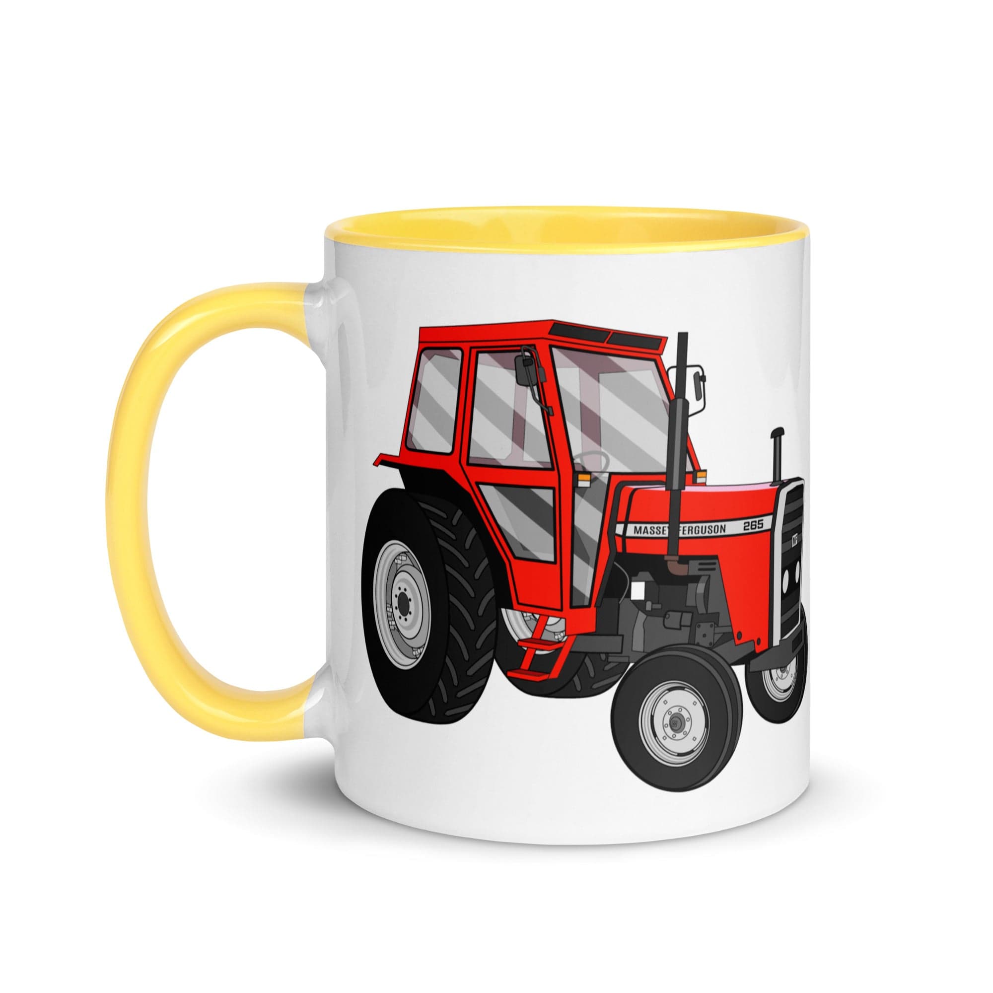 The Tractors Mugs Store Massey Ferguson 265 Mug with Color Inside Quality Farmers Merch