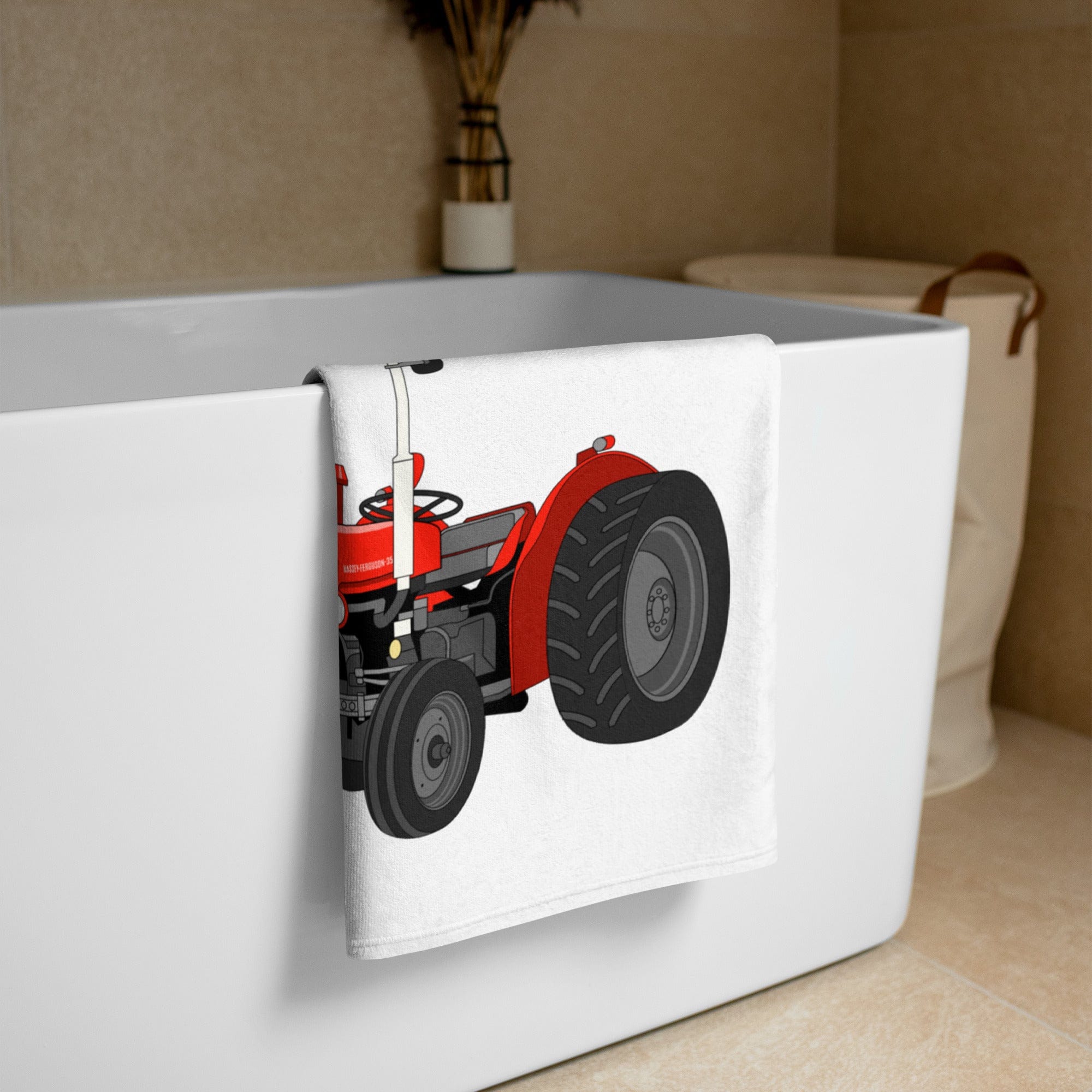 The Tractors Mugs Store Massey Ferguson 35X Towel Quality Farmers Merch