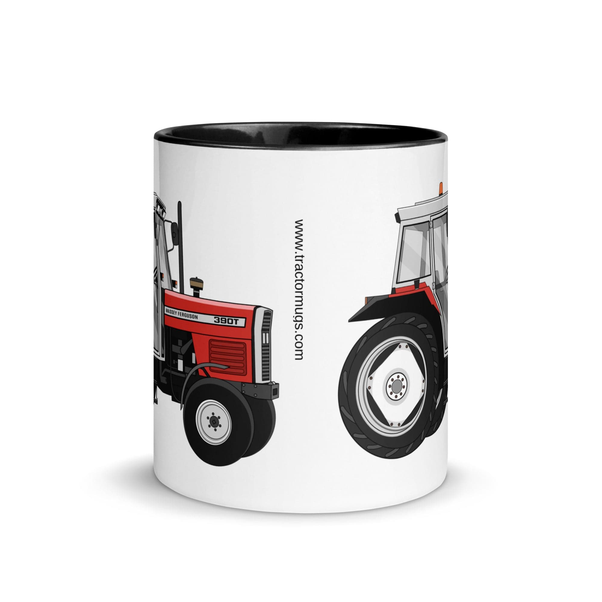 The Tractors Mugs Store Massey Ferguson 390T Mug with Color Inside Quality Farmers Merch